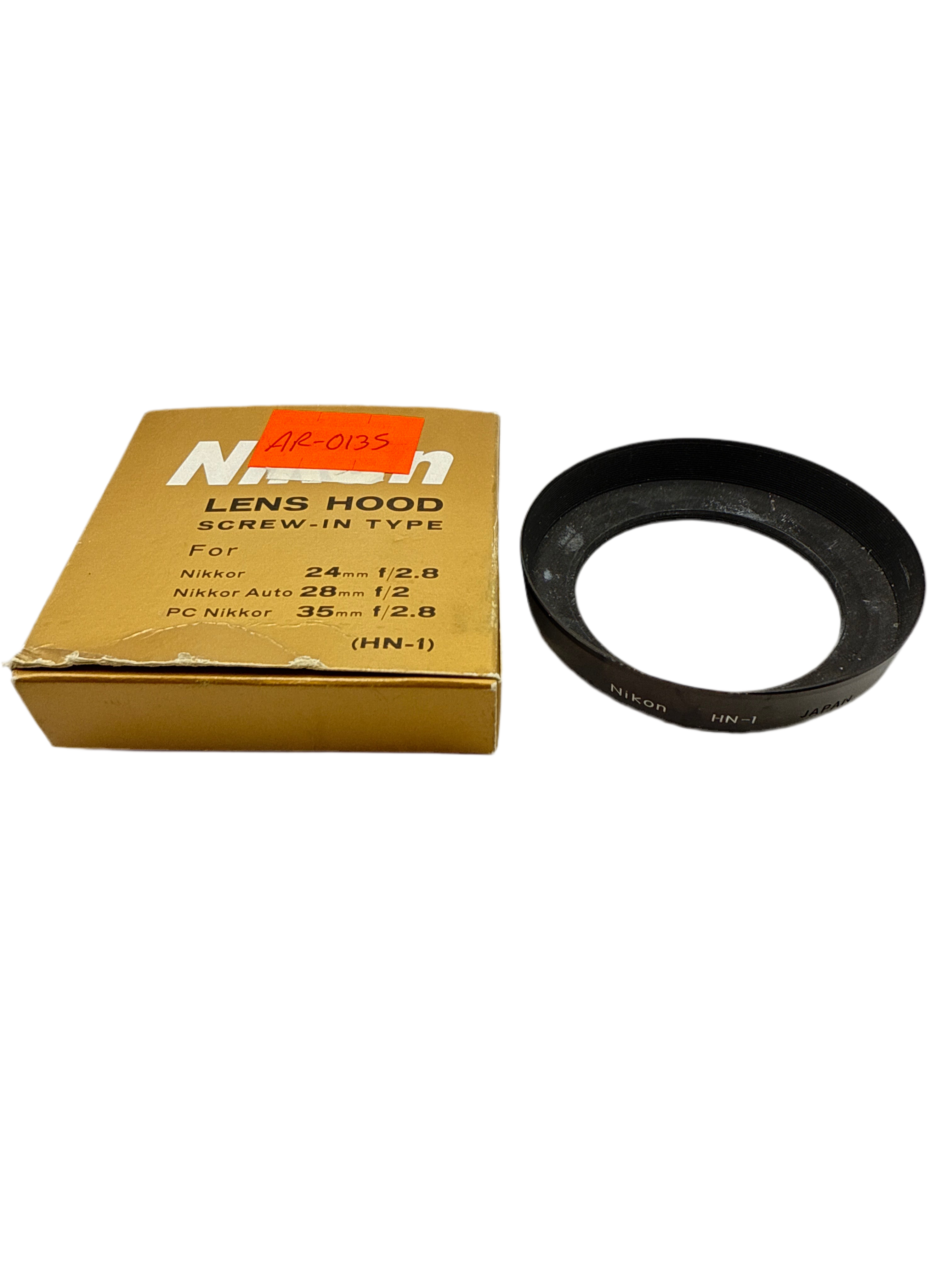 Nikon HN-1 Screw-In Lens Hood for MF 24mm f2.8/28mm f2/PC 35mm f2.8 (In Box) (0135)