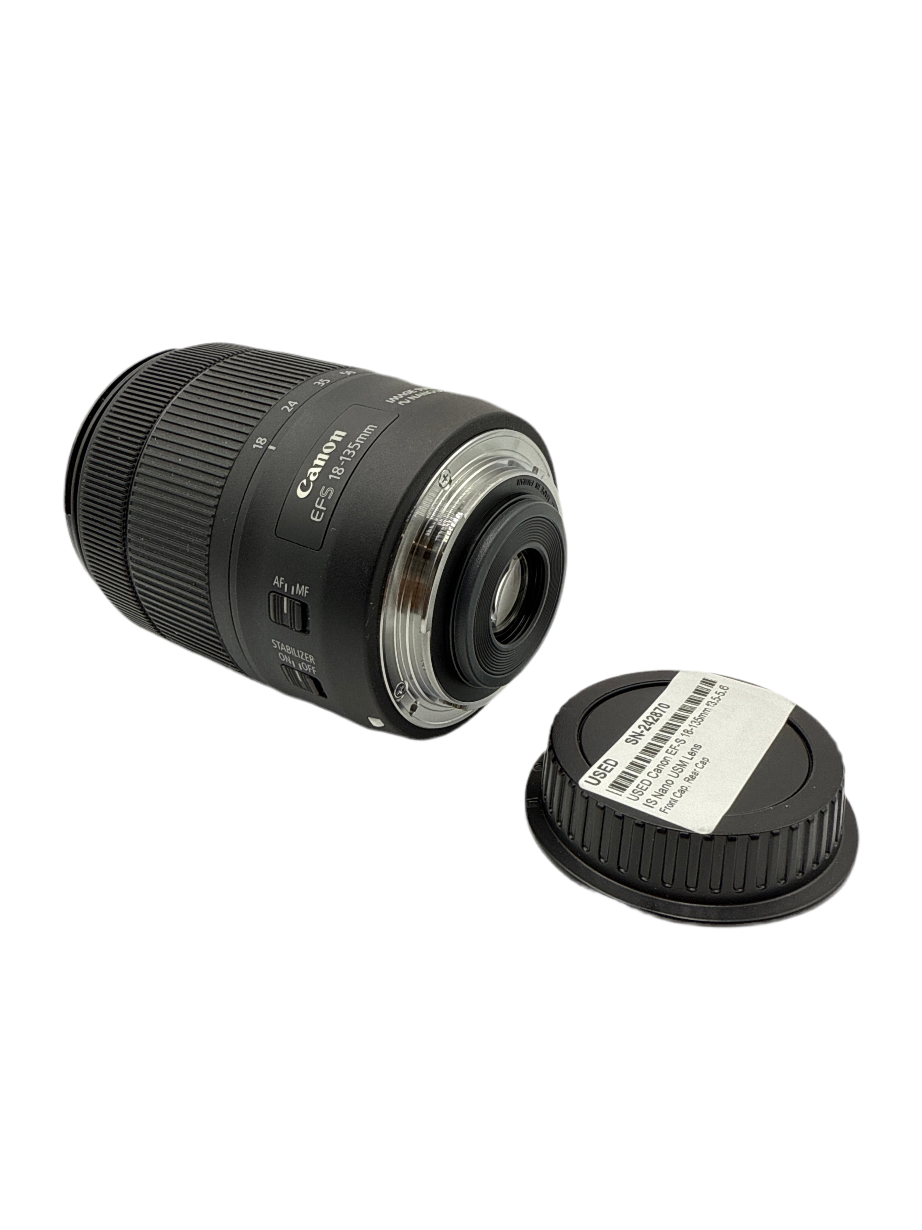 USED Canon EF-S 18-135mm f3.5-5.6 IS Nano USM Lens