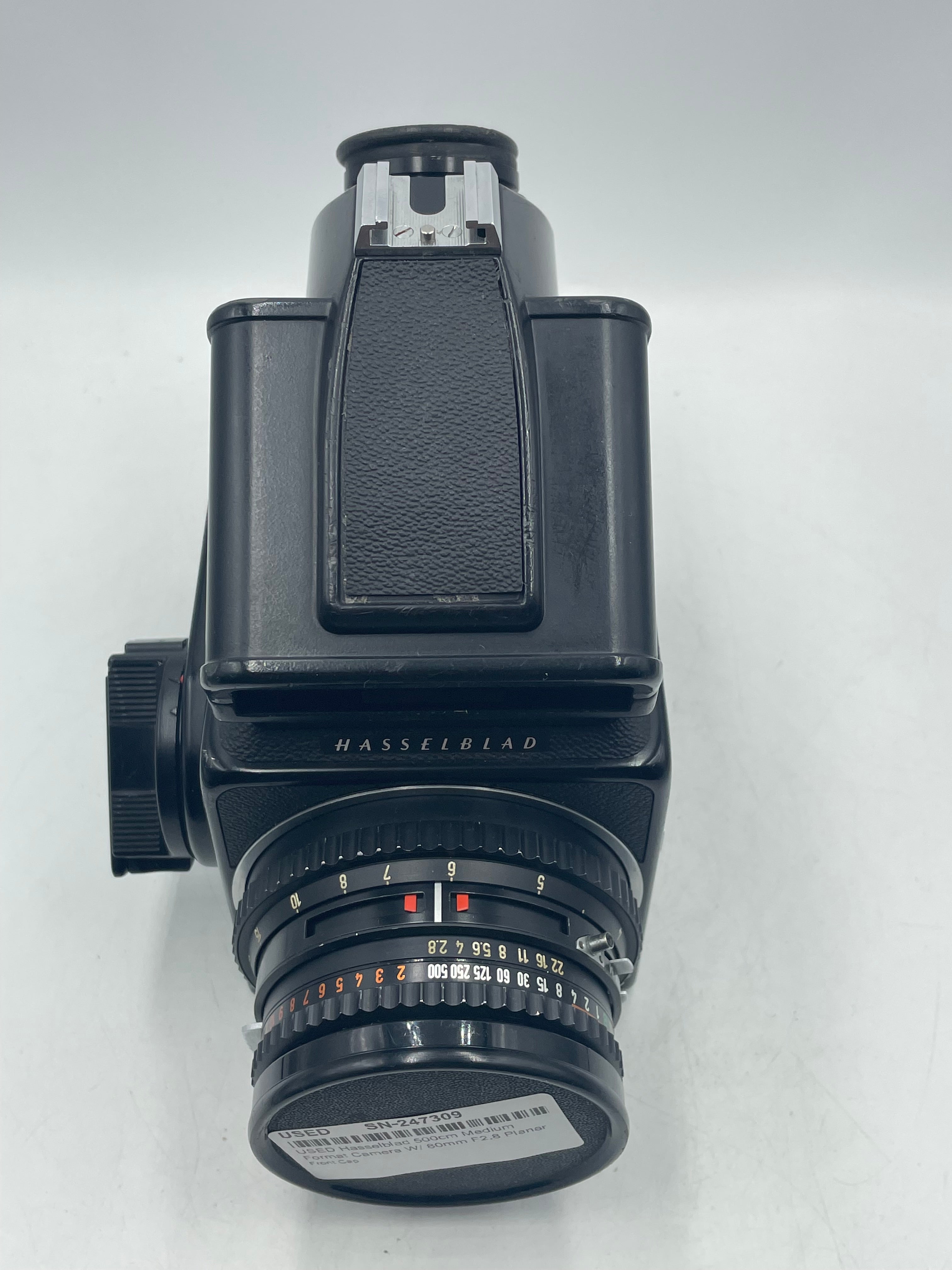 USED Hasselblad 500cm Medium Format Camera W/ 80mm F2.8 Planar C Lens