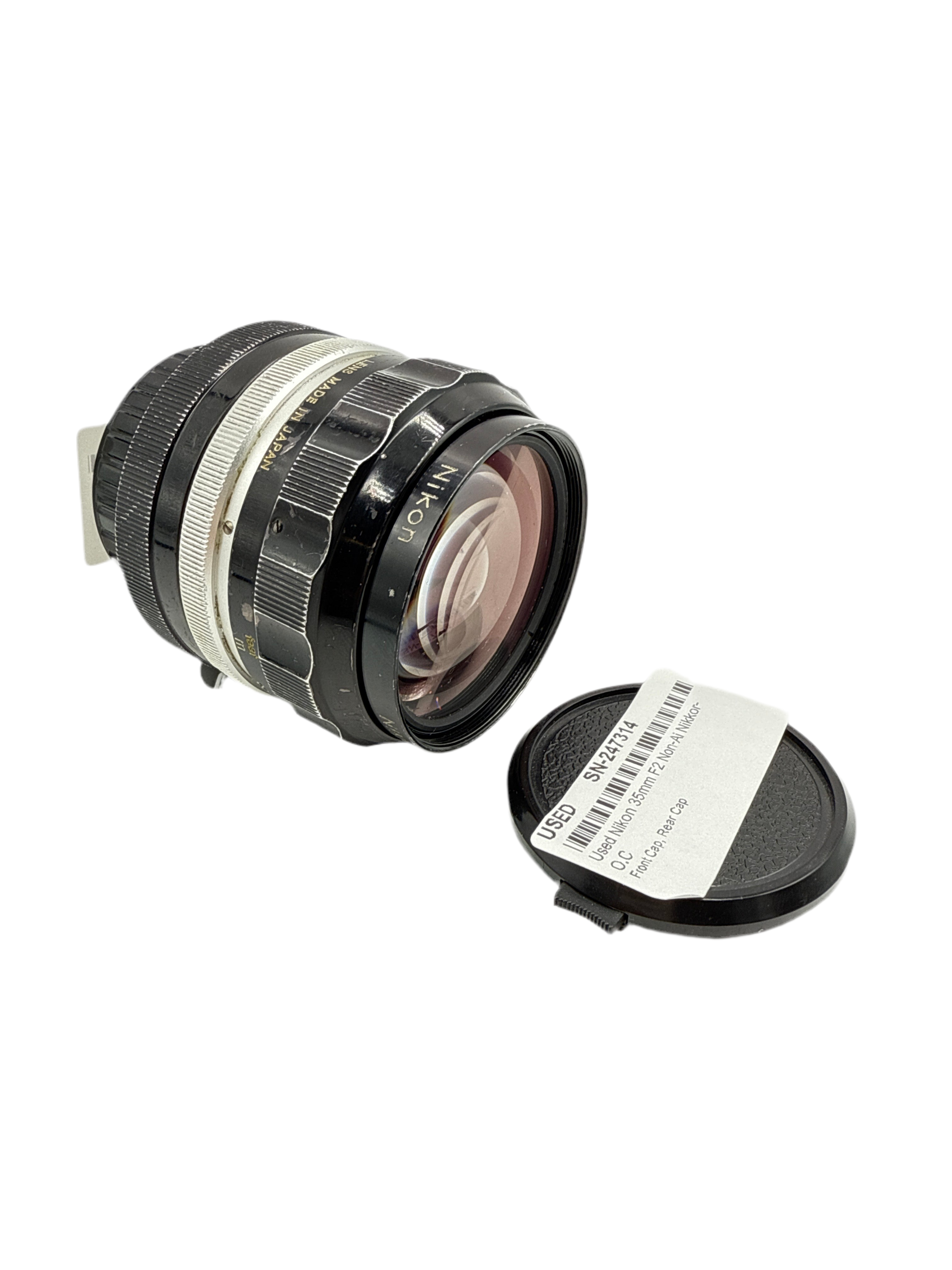 Used Nikon 35mm F2 Non-Ai Nikkor-O.C