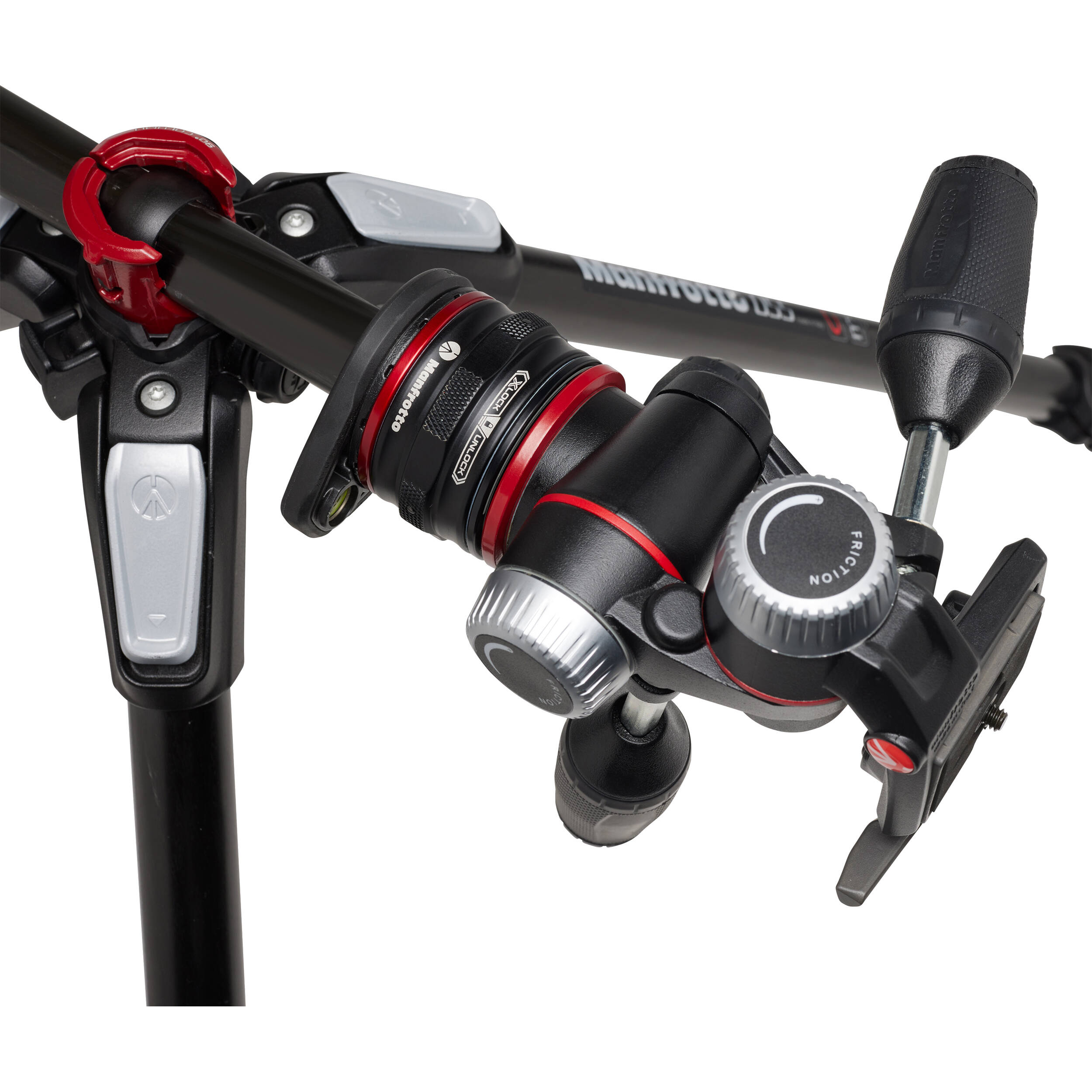 Manfrotto MT055CXPRO3 Carbon Fiber Tripod with MHXPRO-3W Head & Move Quick Release Kit