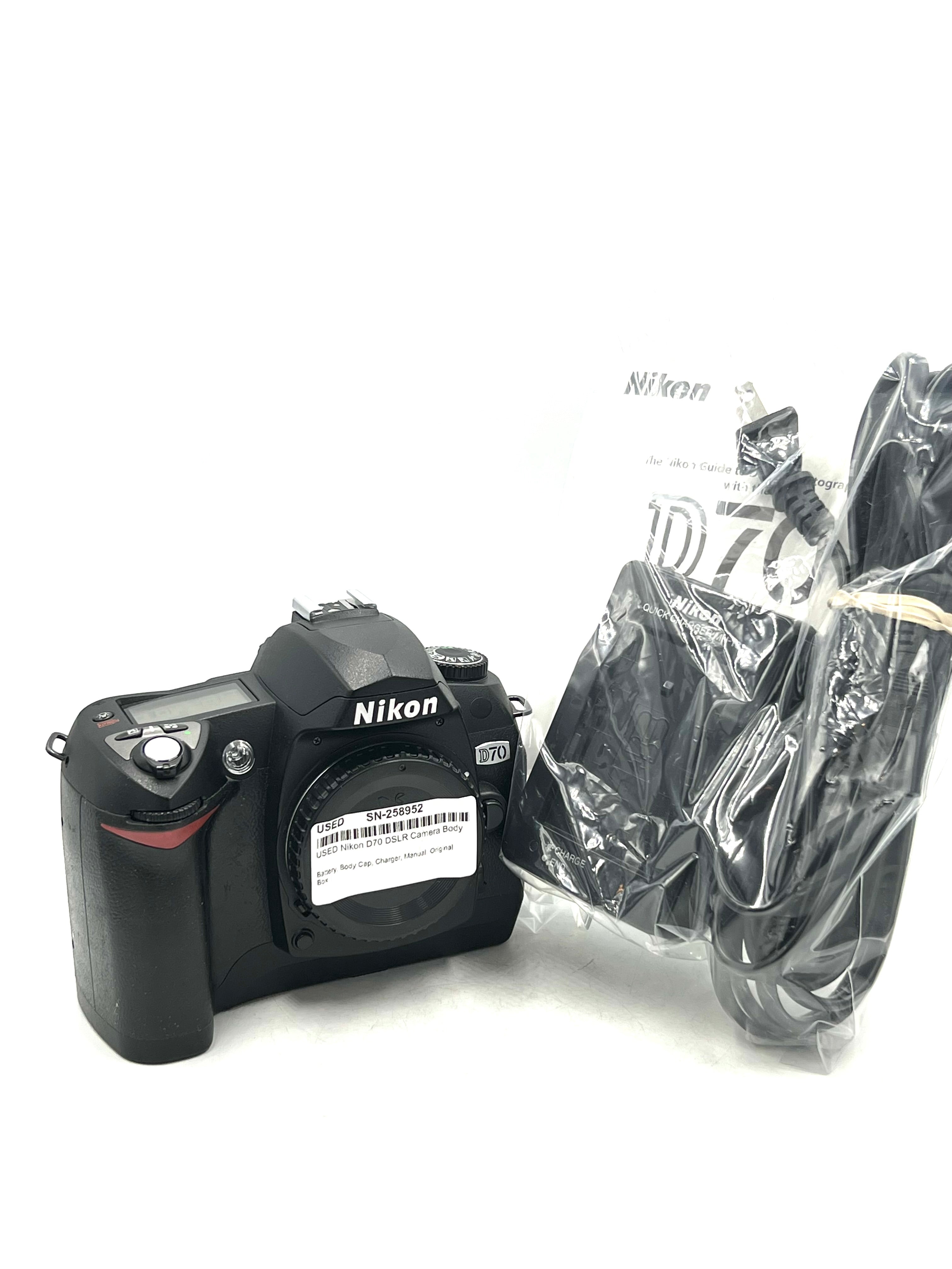 USED Nikon D70 DSLR Camera Body