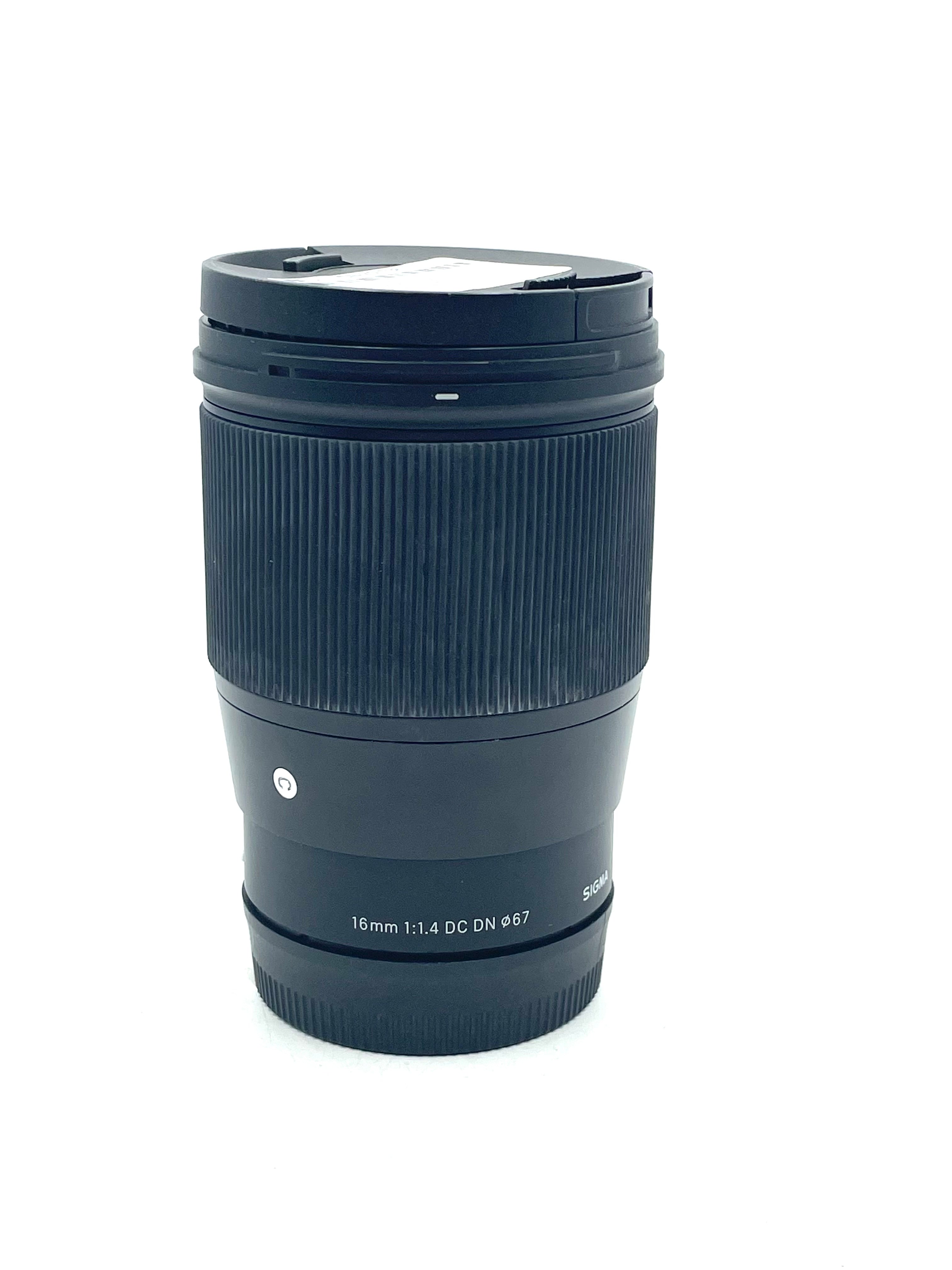 USED Sigma 16mm F1.4 DC DN Contemporary for Sony E mount