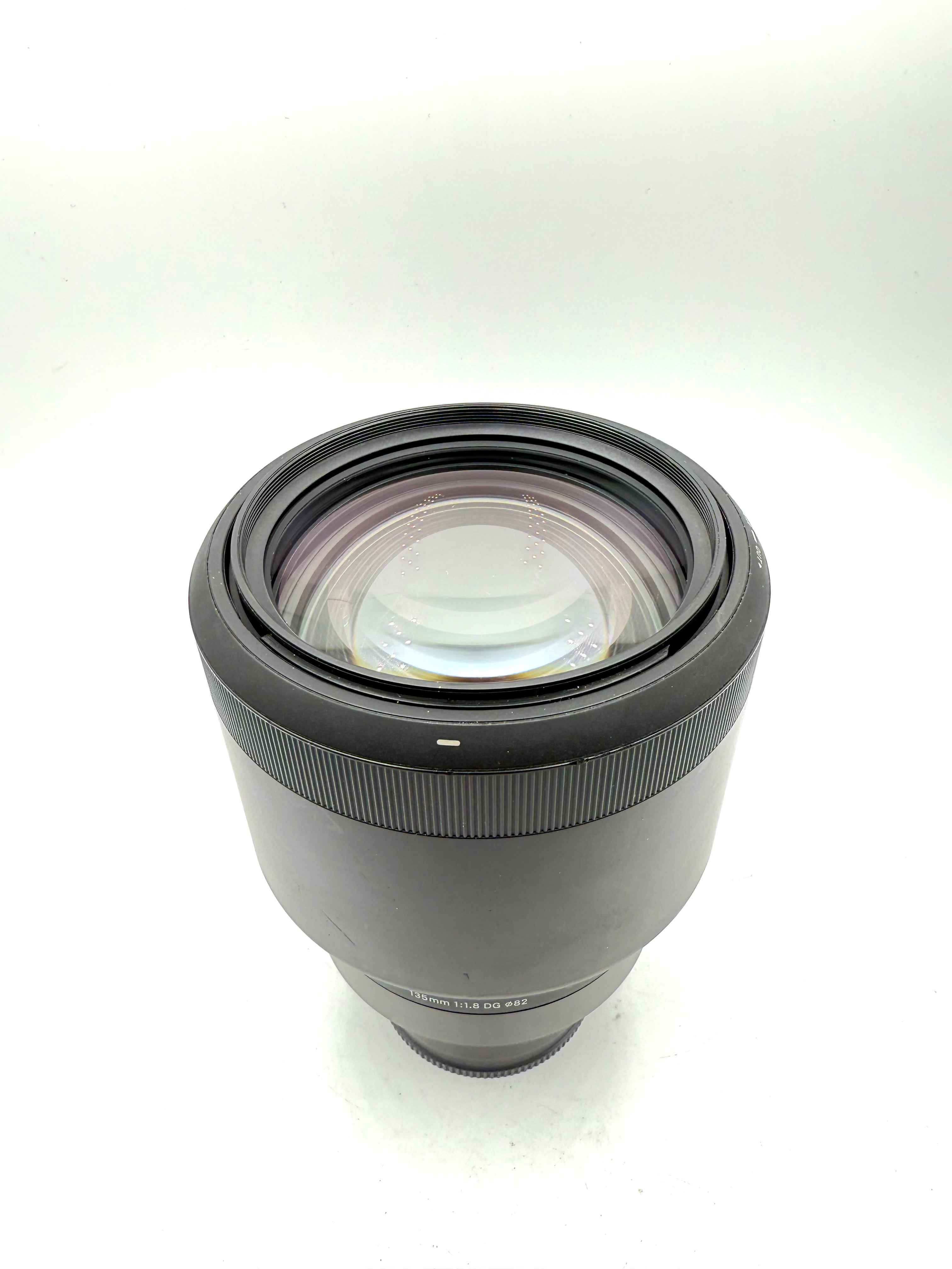 USED Sigma 135mm f1.8 DG HSM Art Lens for Sony FE