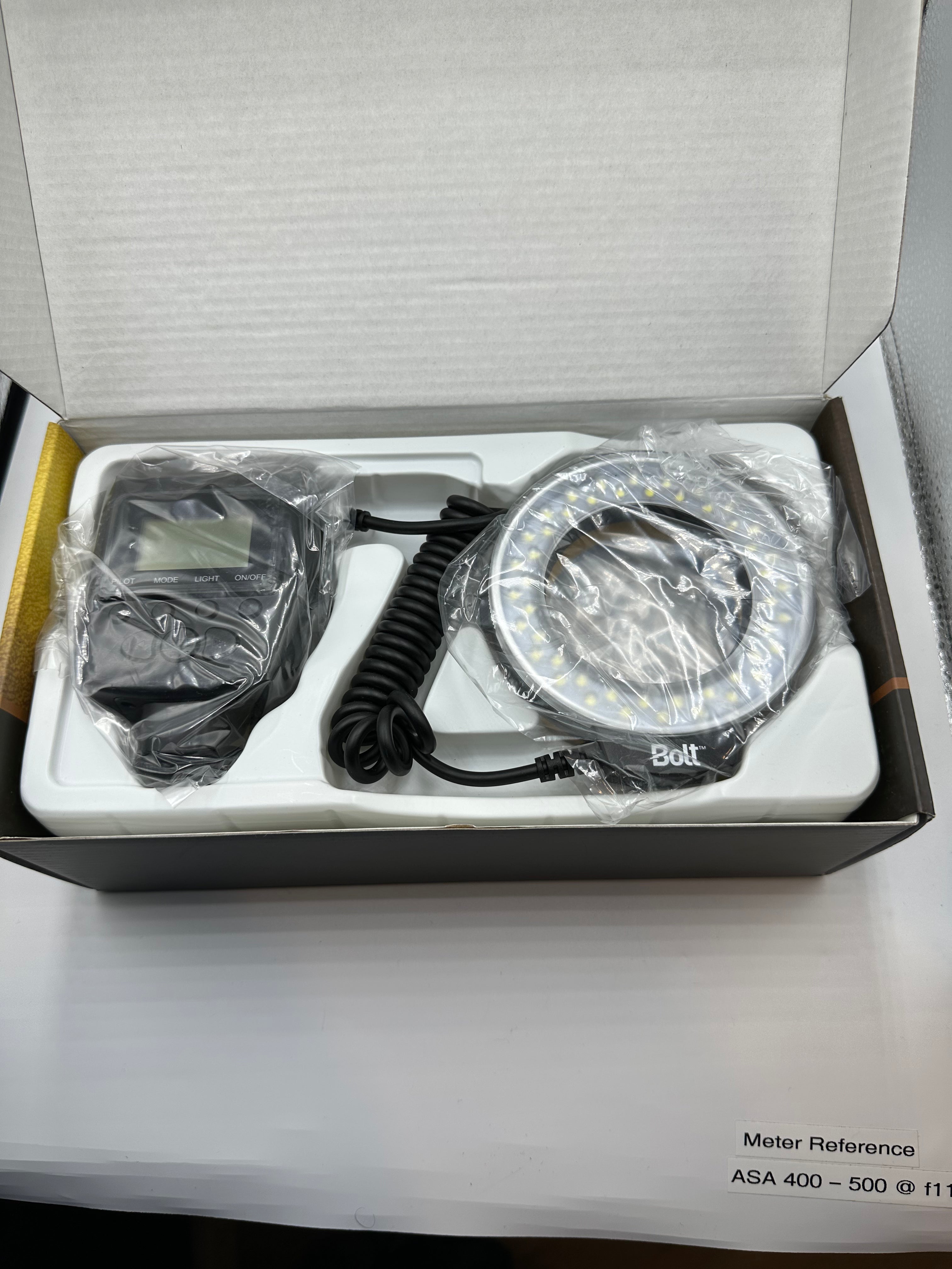 Used Bolt VM-110 LED Macro Ring Light (Unused/Mint)