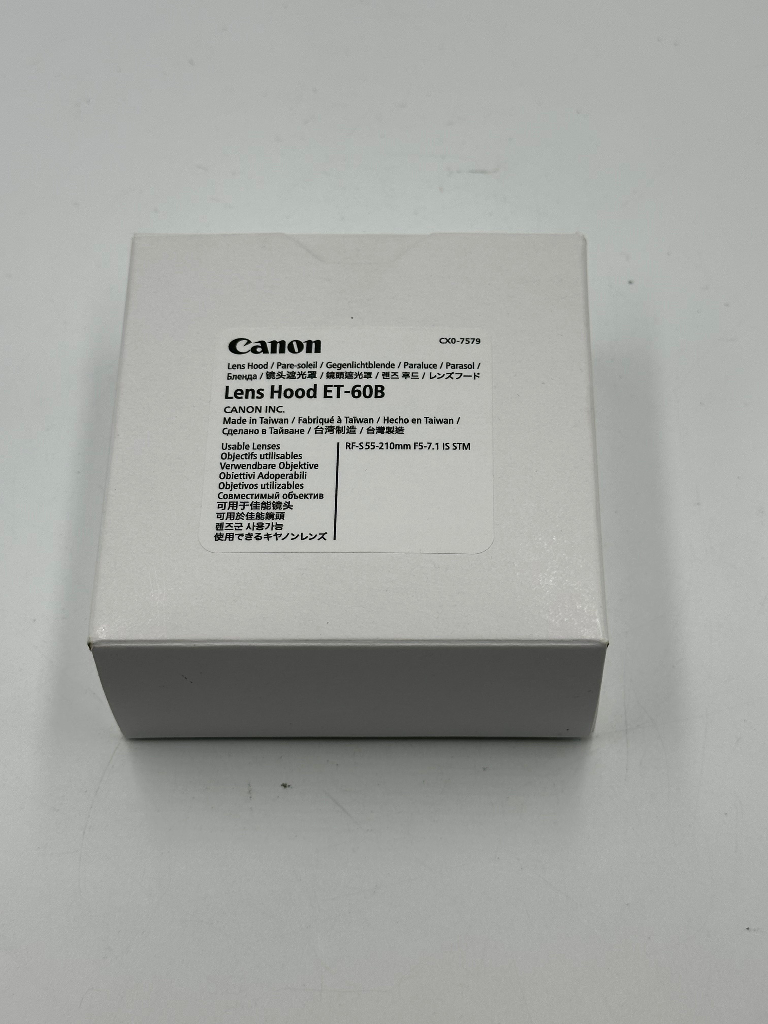 Used Canon Lens Hood ET-60B Lens hood for RF-S 55-210 Lens