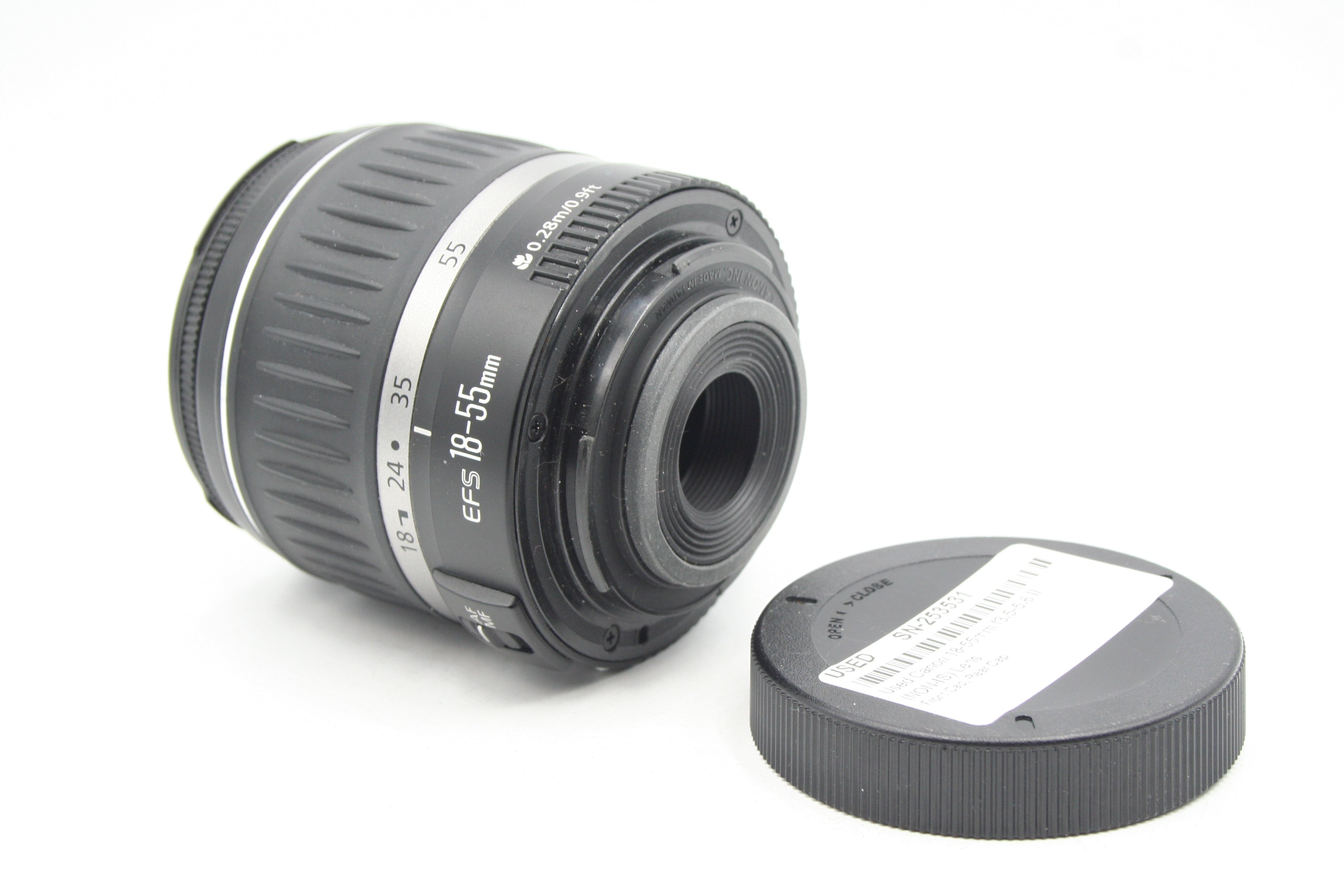 Used Canon 18-55mm f3.5-5.6 II (NON-IS) Lens