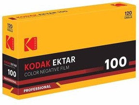 Eastman Kodak Professional Ektar 100 Color Negative Film (120 Roll Film, 5-Pack, Retro Packaging)