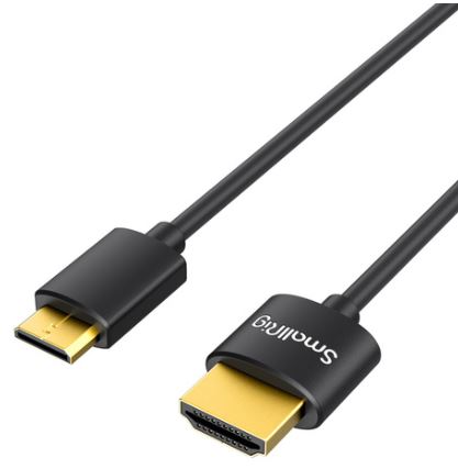 SmallRig Ultra Slim 4K HDMI Cable (C to A) 55cm 3041
