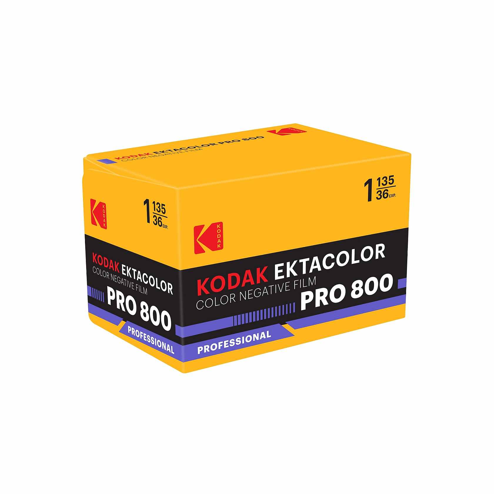 Kodak Professional Ektacolor Pro 800 Color Negative Film (35mm Roll, 36 Exposures)