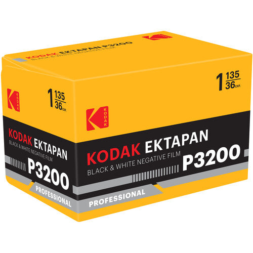 Kodak Ektapan 3200 Black & White Negative Film (35mm Roll, 36 Exposures)