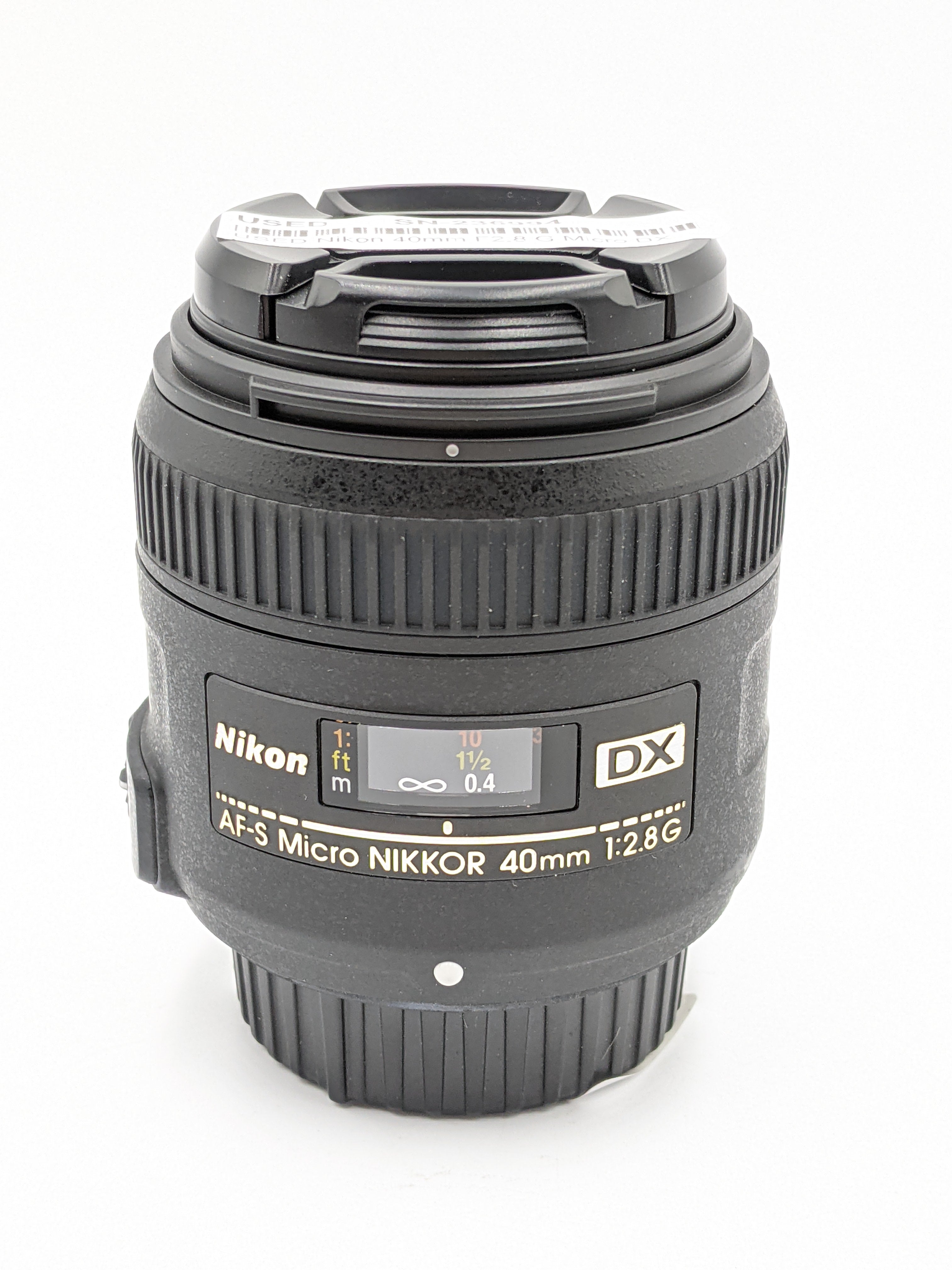 USED Nikon 40mm F2.8 G Micro DX Lens