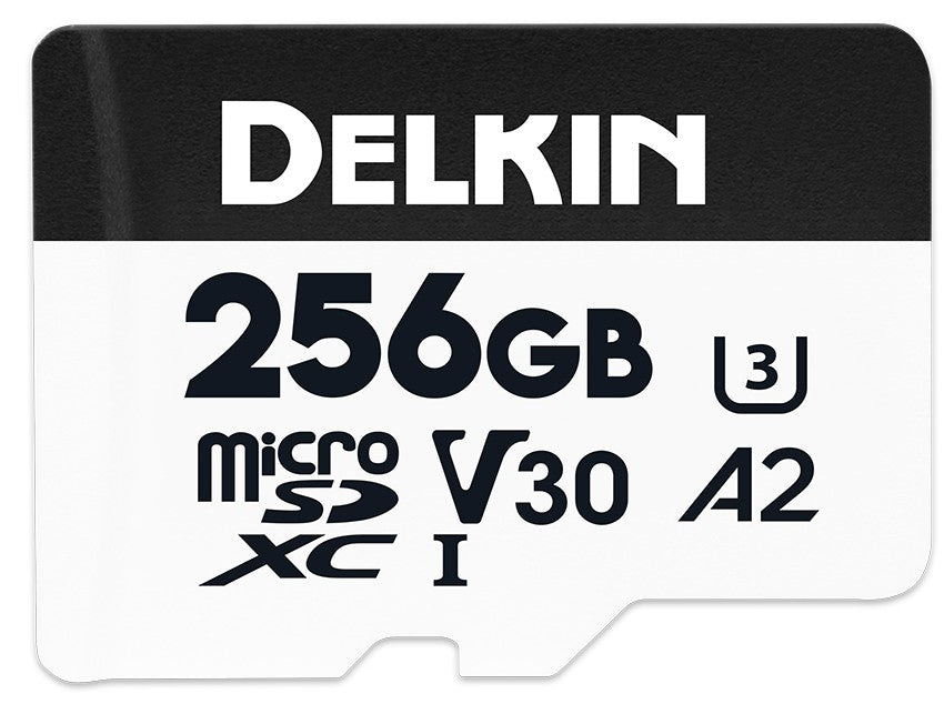 Delkin Devices 256GB Hyperspeed microSDXC Memory Card with SD Adapter
