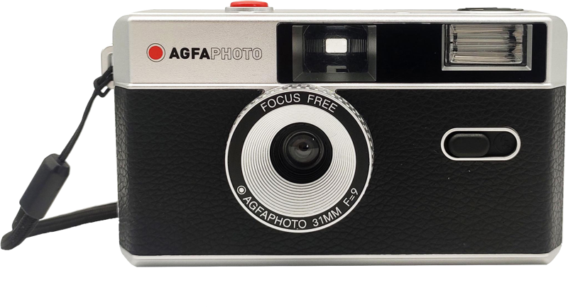 AgfaPhoto Analog 35mm Reusable Film Camera (Black)