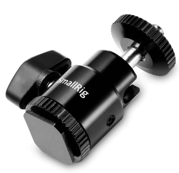 SmallRig 1/4" Camera Hot shoe mount w/ additional 1/4" screw 761 9908