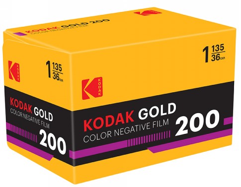 Kodak Eastman GOLD 200 Color Negative Film (35mm Roll Film, 36 Exposures)