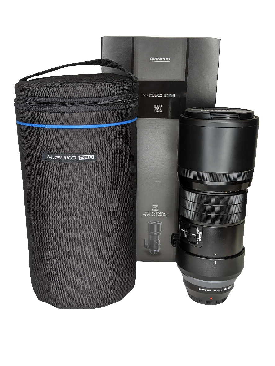 USED Olympus 300mm F4.0 Pro ED M.Zuiko Digital Lens for Micro Four Thirds (Black)