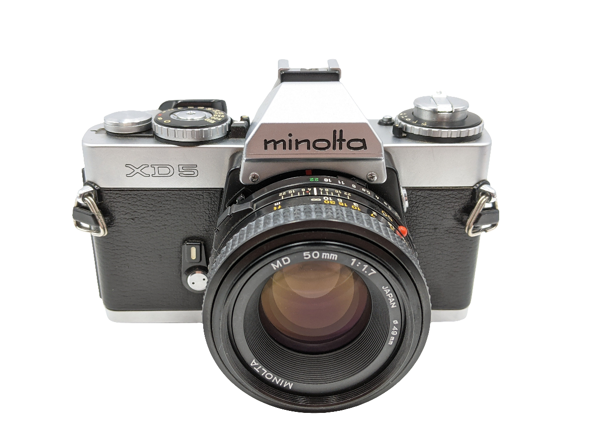 Used Minolta XD5 Film SLR W/ 50mm F1.7 Lens