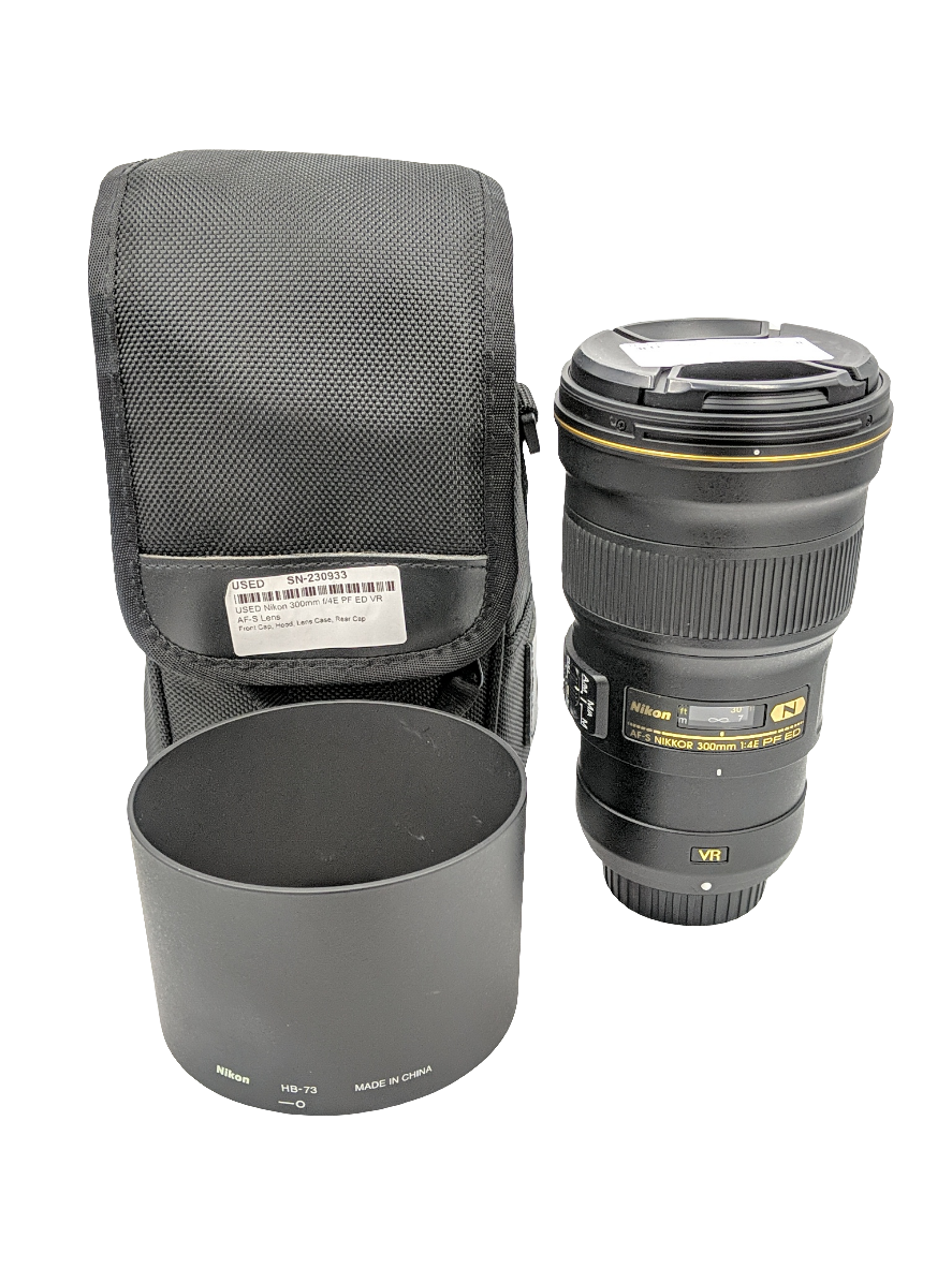 USED Nikon 300mm f/4E PF ED VR AF-S Lens