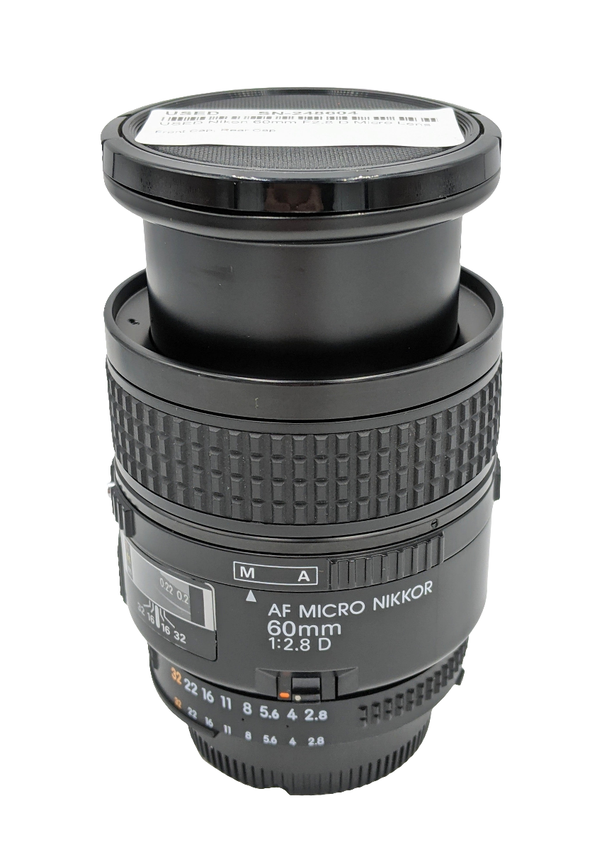 USED Nikon 60mm F2.8 D Micro Lens