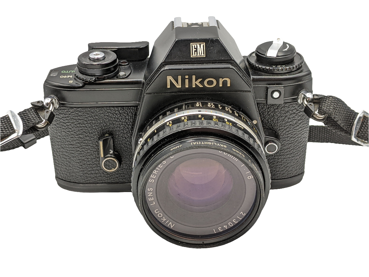 Used Nikon EM w/ 50mm f1.8 Film Camera