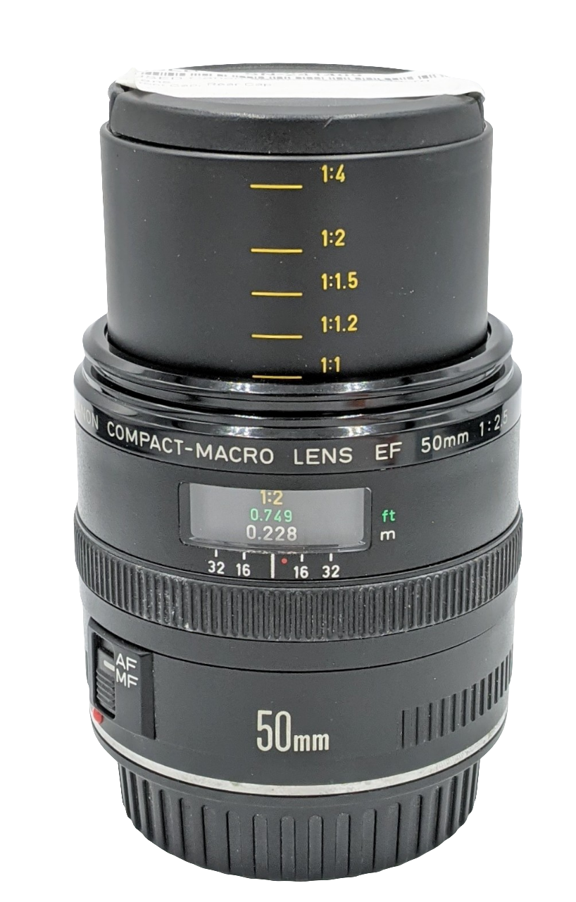 USED Canon 50mm F2.5 EF Macro Lens