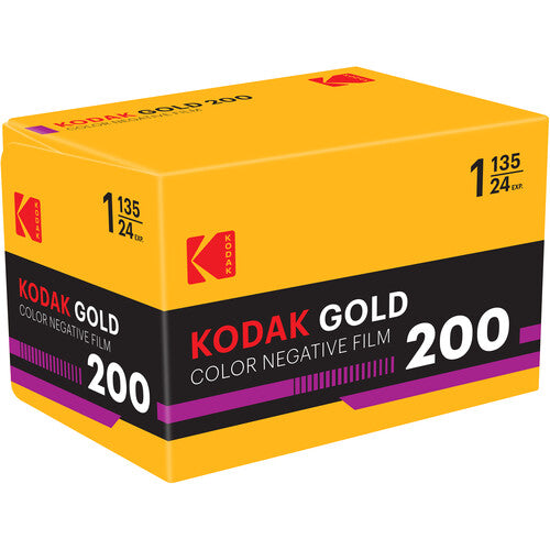 Eastman Kodak GOLD 200 Color Negative Film (35mm Roll Film, 24 Exposures)