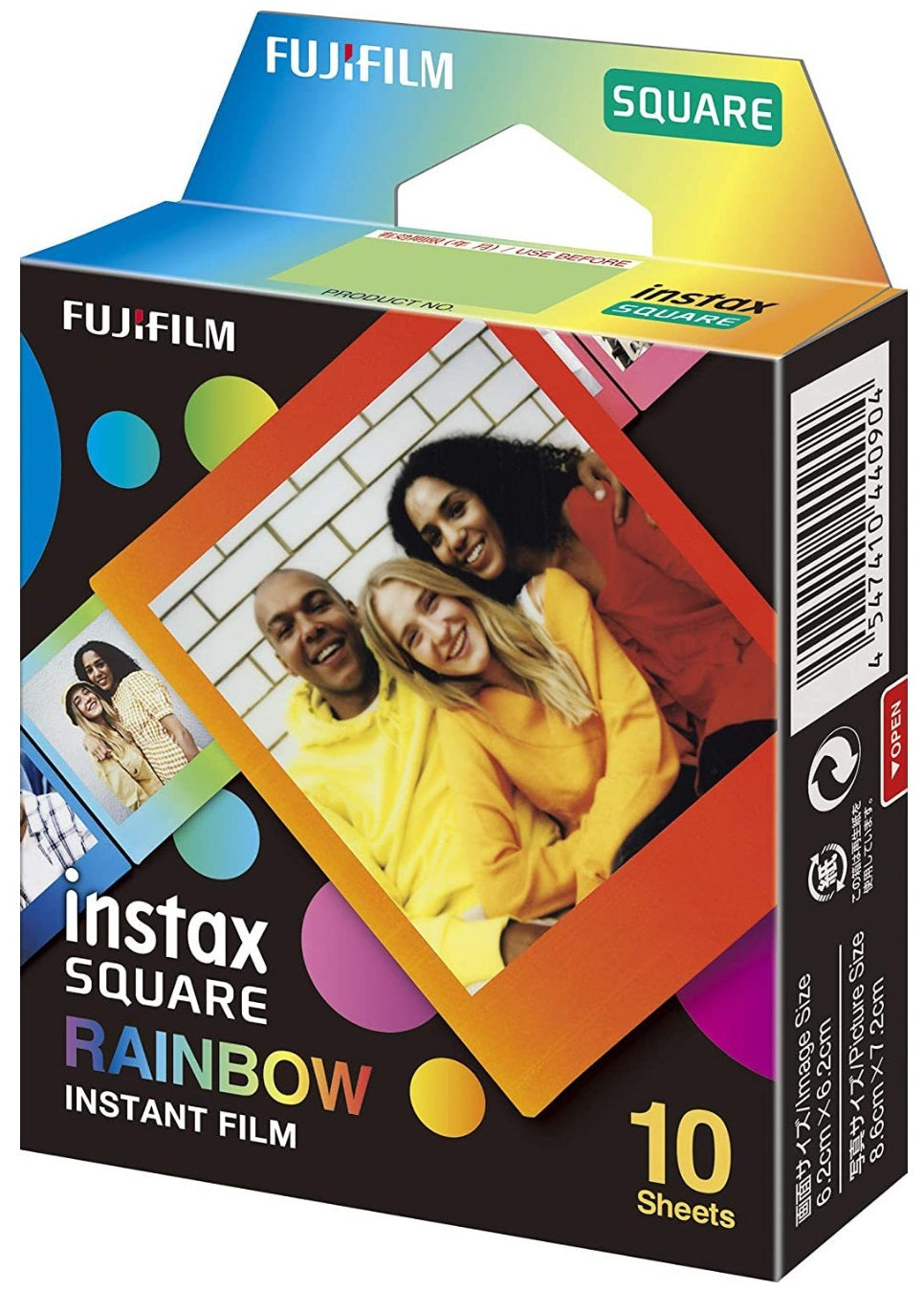 Fujifilm Instax Square Rainbow Film 1-Pack Promaster 4830