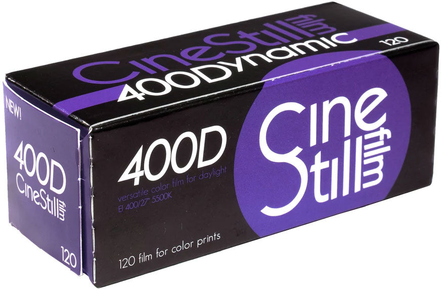 CineStill Film 400D Dynamic Color Negative Film (120 Roll Film)