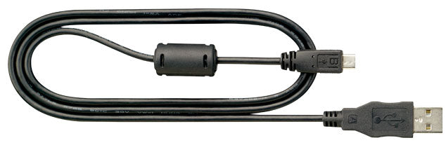 Nikon UC-E21 USB Type-A Male to Type-B Micro Male Cable (Black)