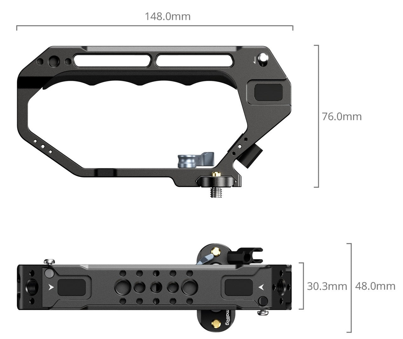 SmallRig D-Style Top Handle with NATO Clamp