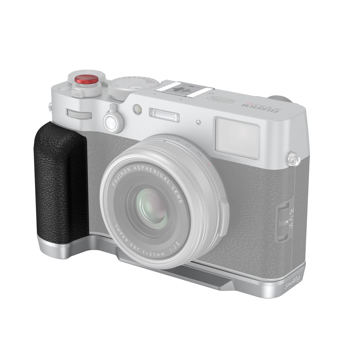 SmallRig L-Mount Plate with Handle for FUJIFILM X100V & X100VI Cameras (Silver)