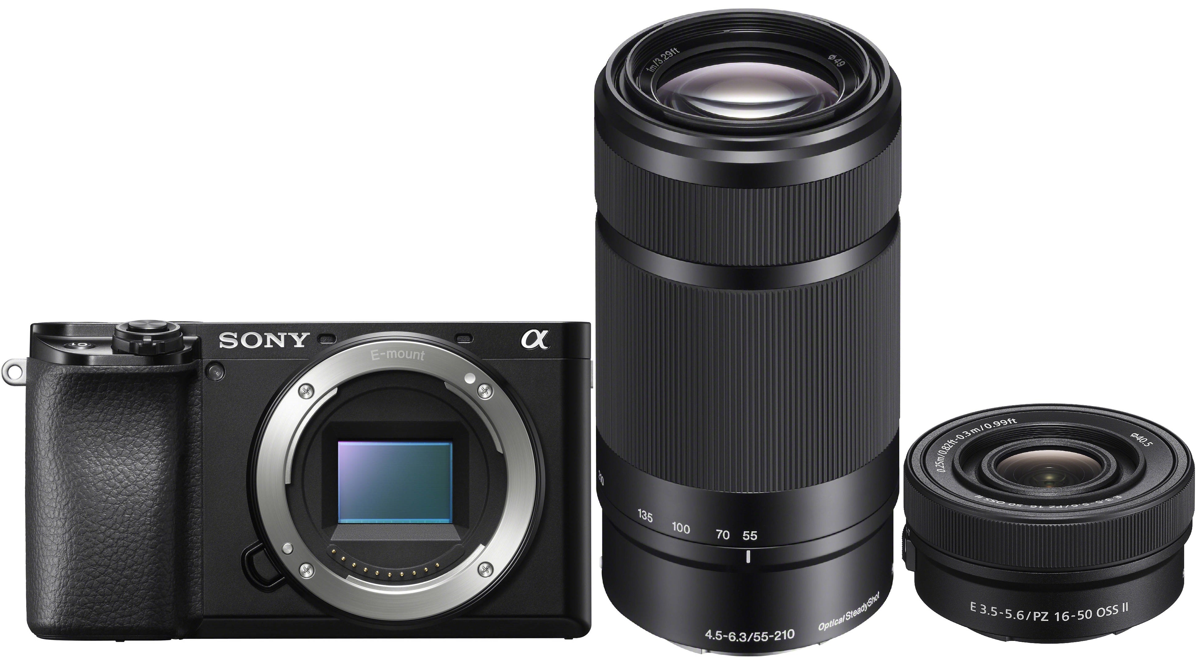 Sony a6100 Mirrorless Camera with 16-50mm and 55-210mm Lenses