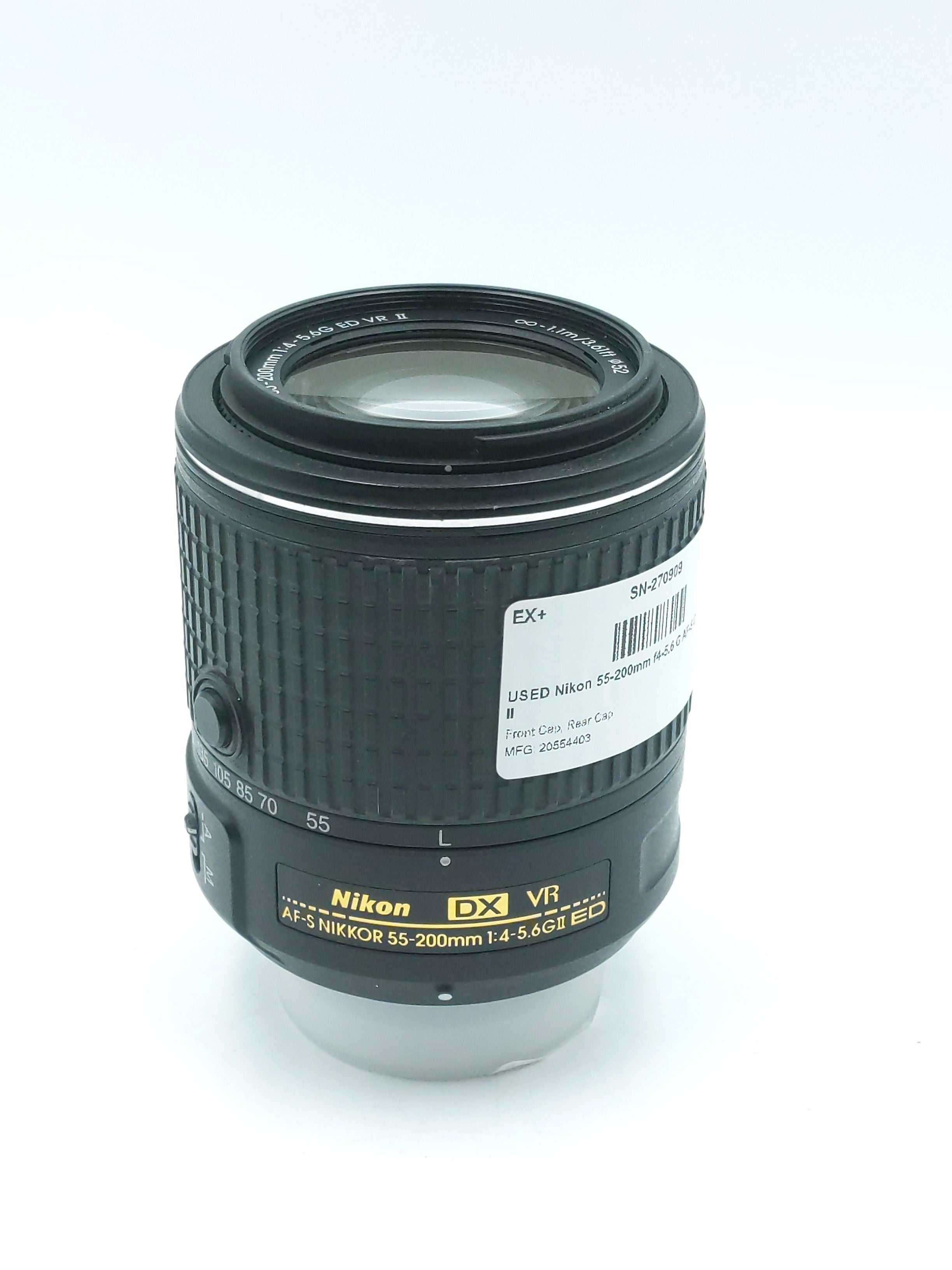 USED Nikon 55-200mm f4-5.6 G AF-S DX ED VR II