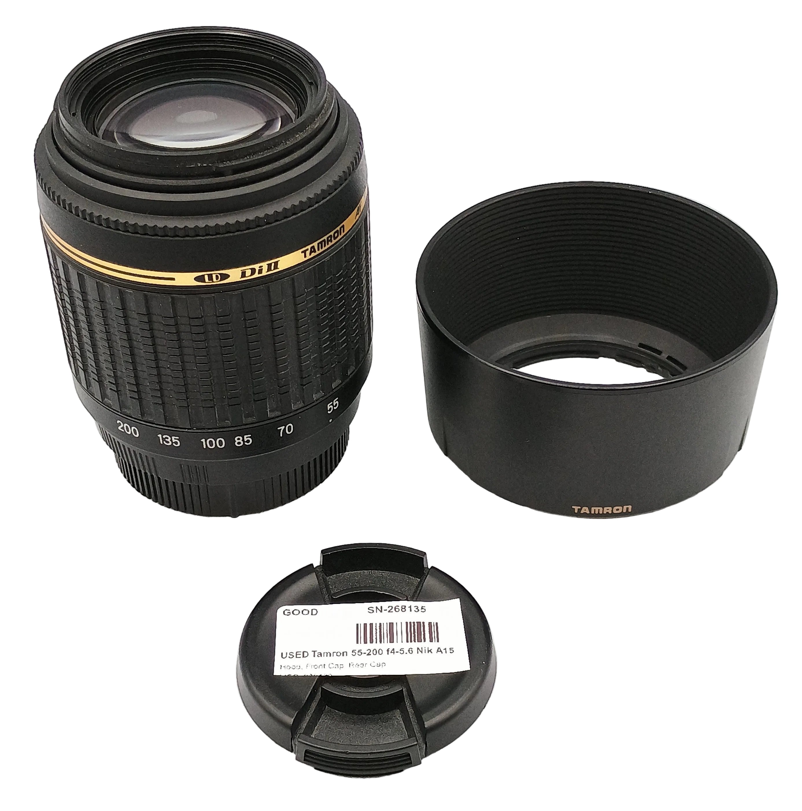 USED Tamron 55-200 f4-5.6 Nik A15