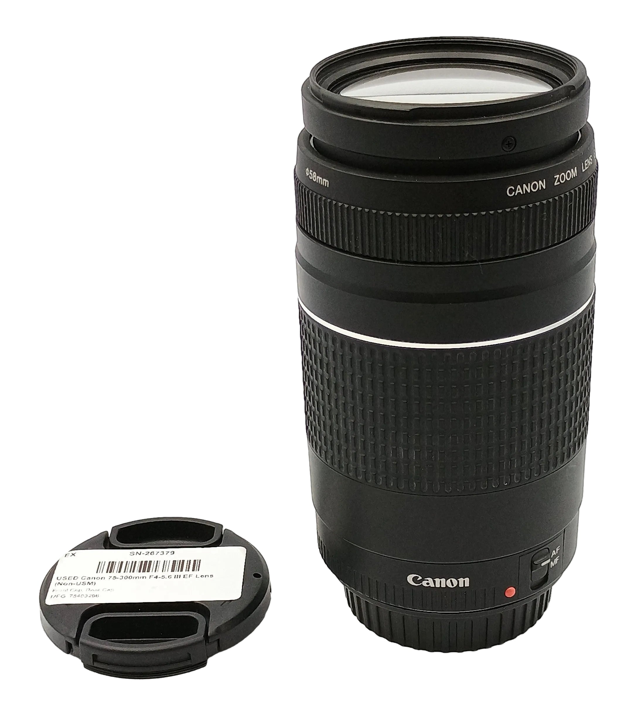 USED Canon 75-300mm F4-5.6 III EF Lens (Non-USM)