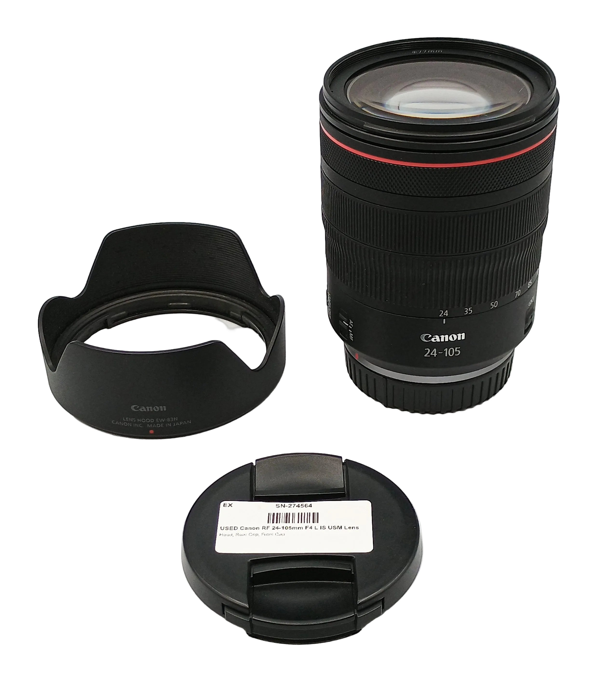 USED Canon RF 24-105mm F4 L IS USM Lens