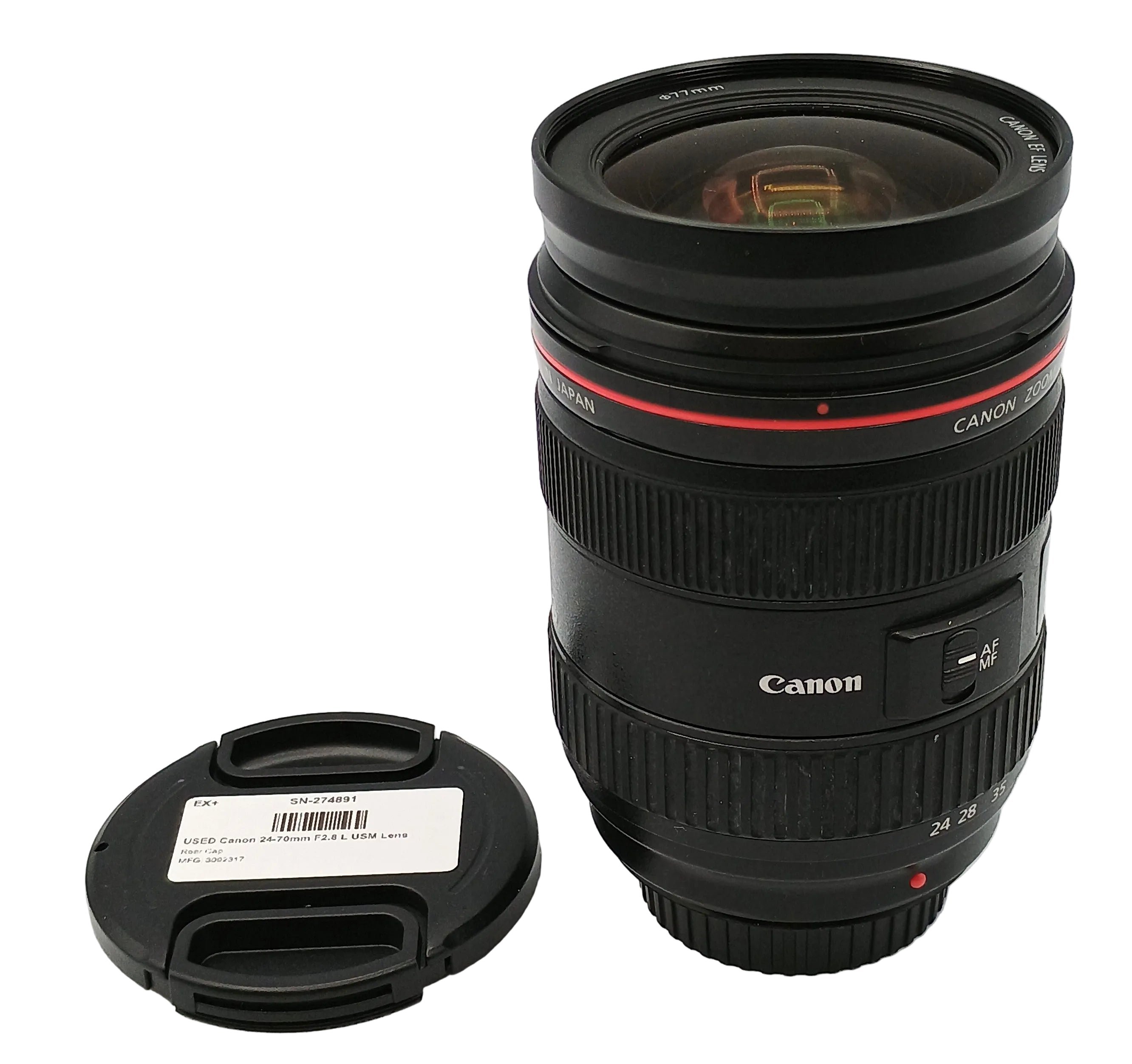 USED Canon 24-70mm F2.8 L USM Lens