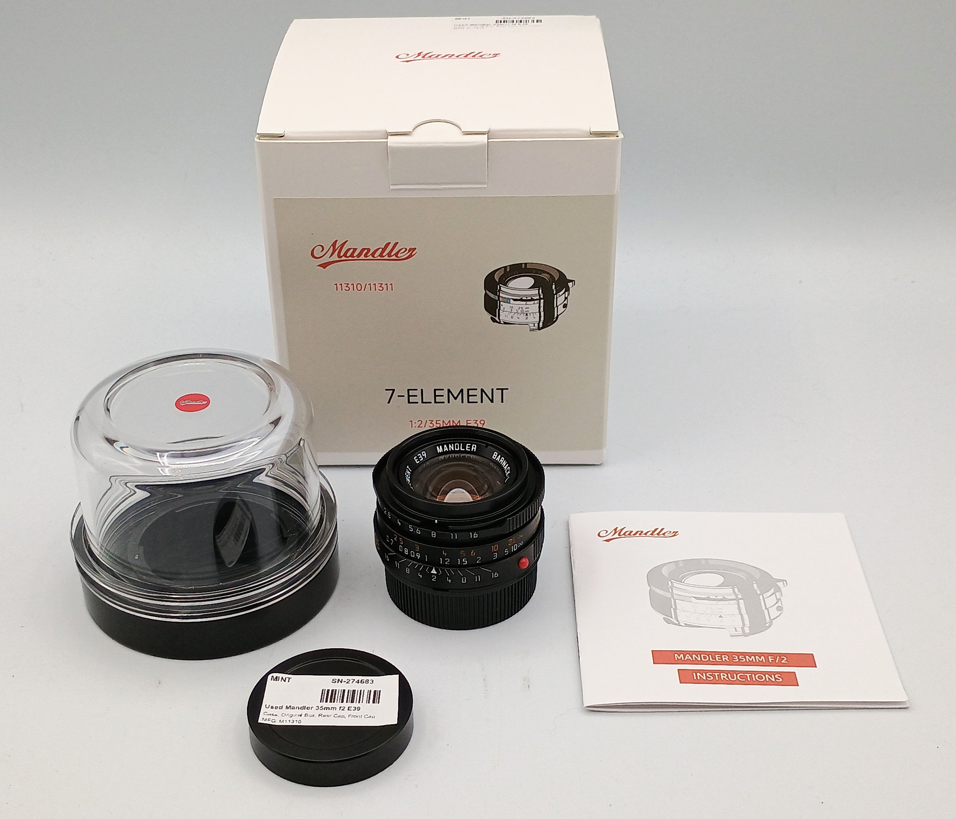 Used Mandler 35mm f2 E39