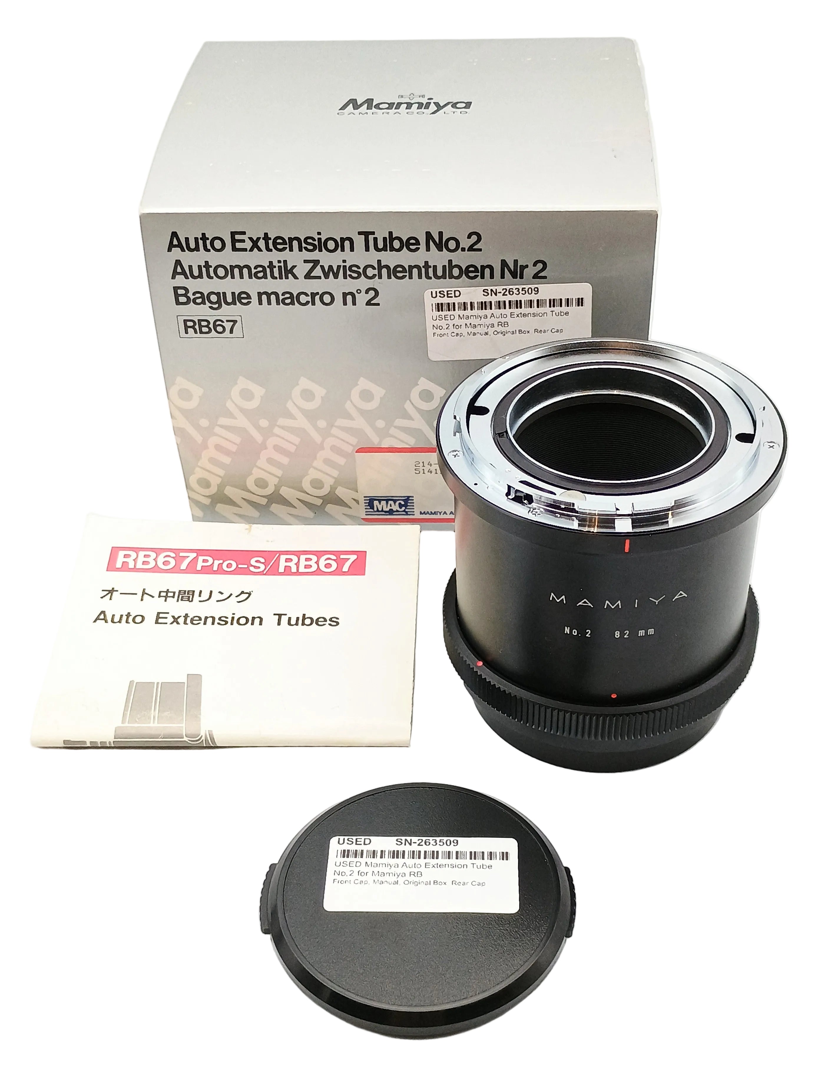 USED Mamiya Auto Extension Tube No.2 for Mamiya RB