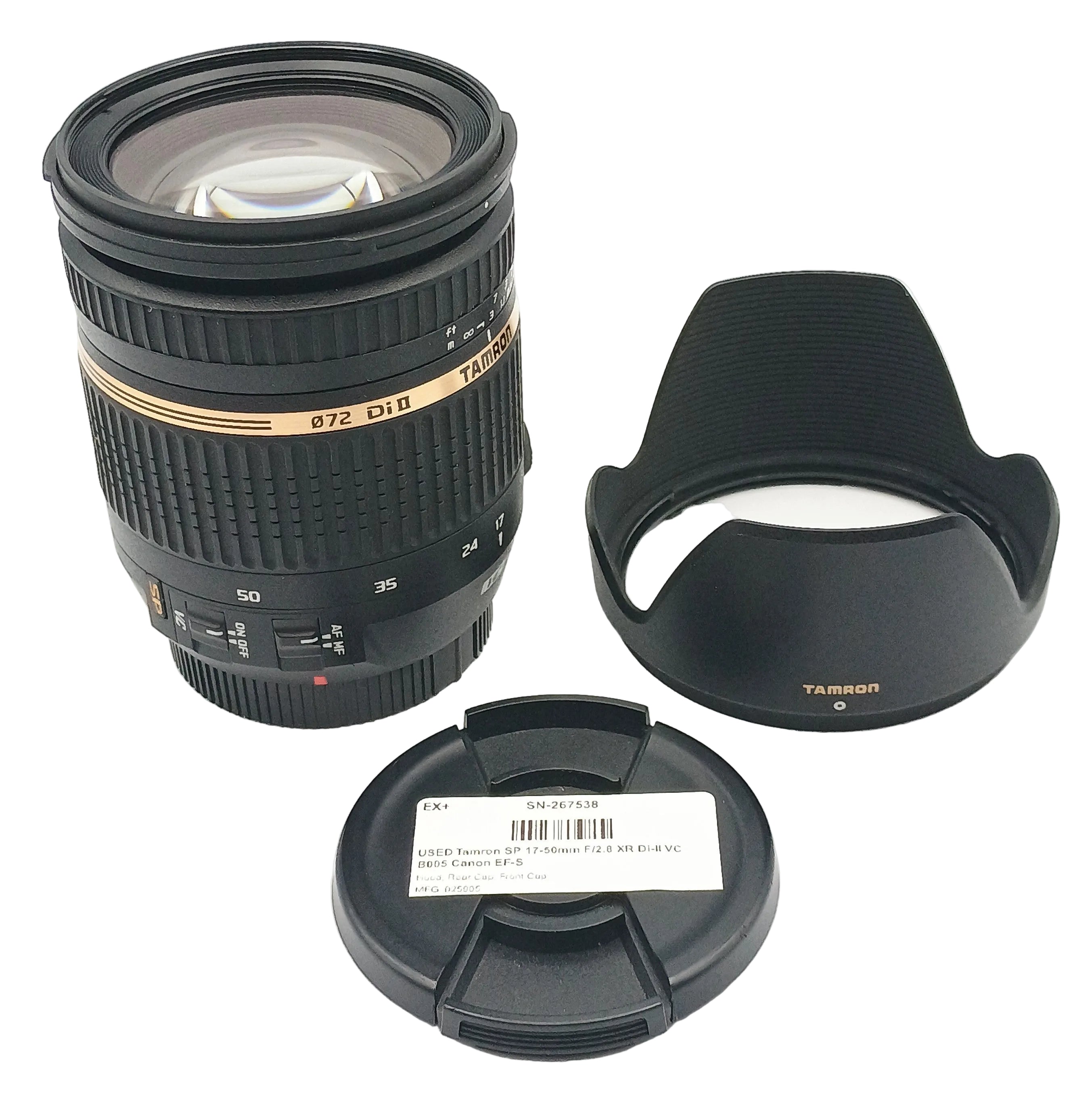 USED Tamron SP 17-50mm F/2.8 XR Di-II VC B005 Canon EF-S