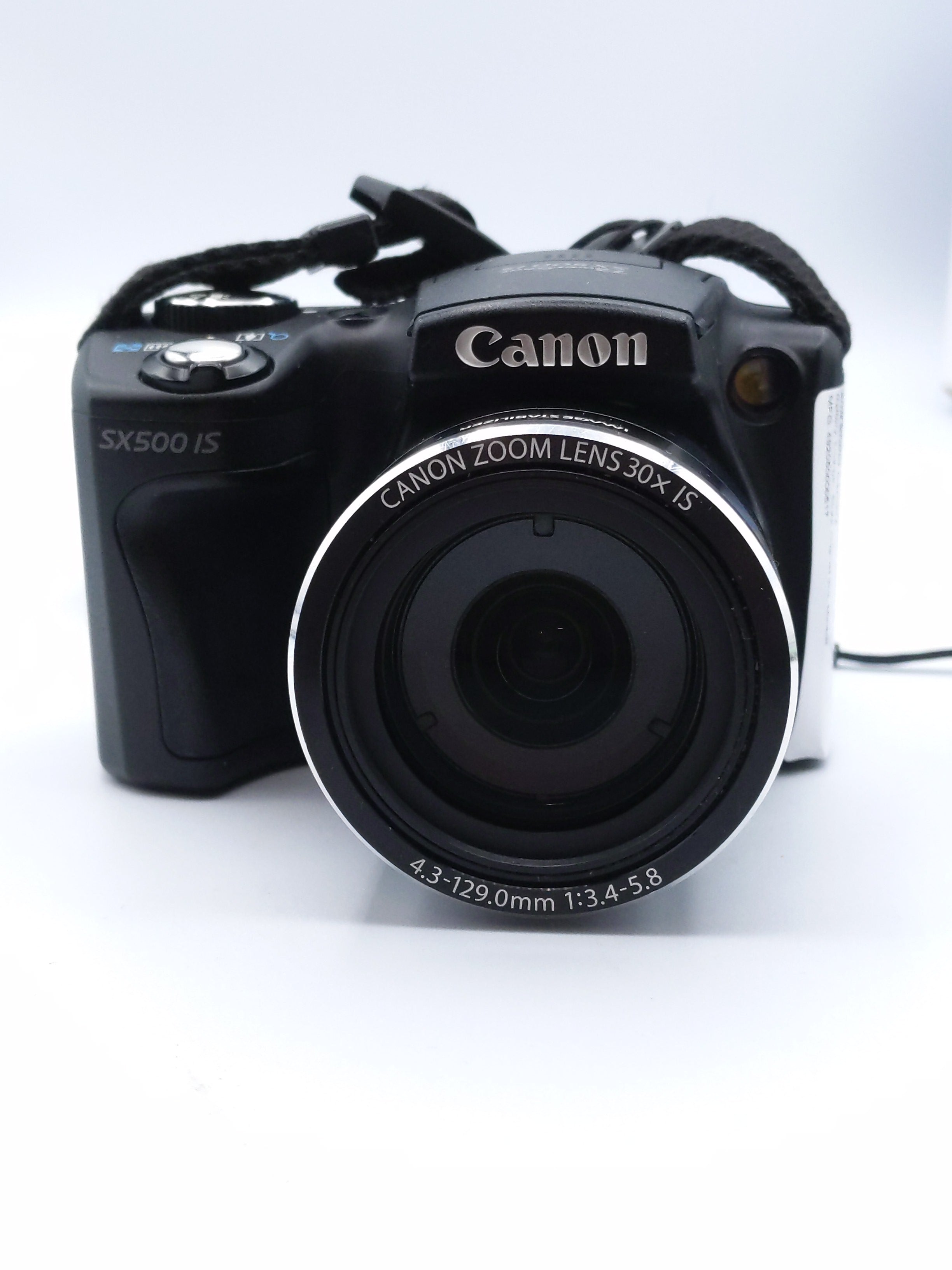 Used Canon Powershot SX500 IS Digital Point and Shoot Camera