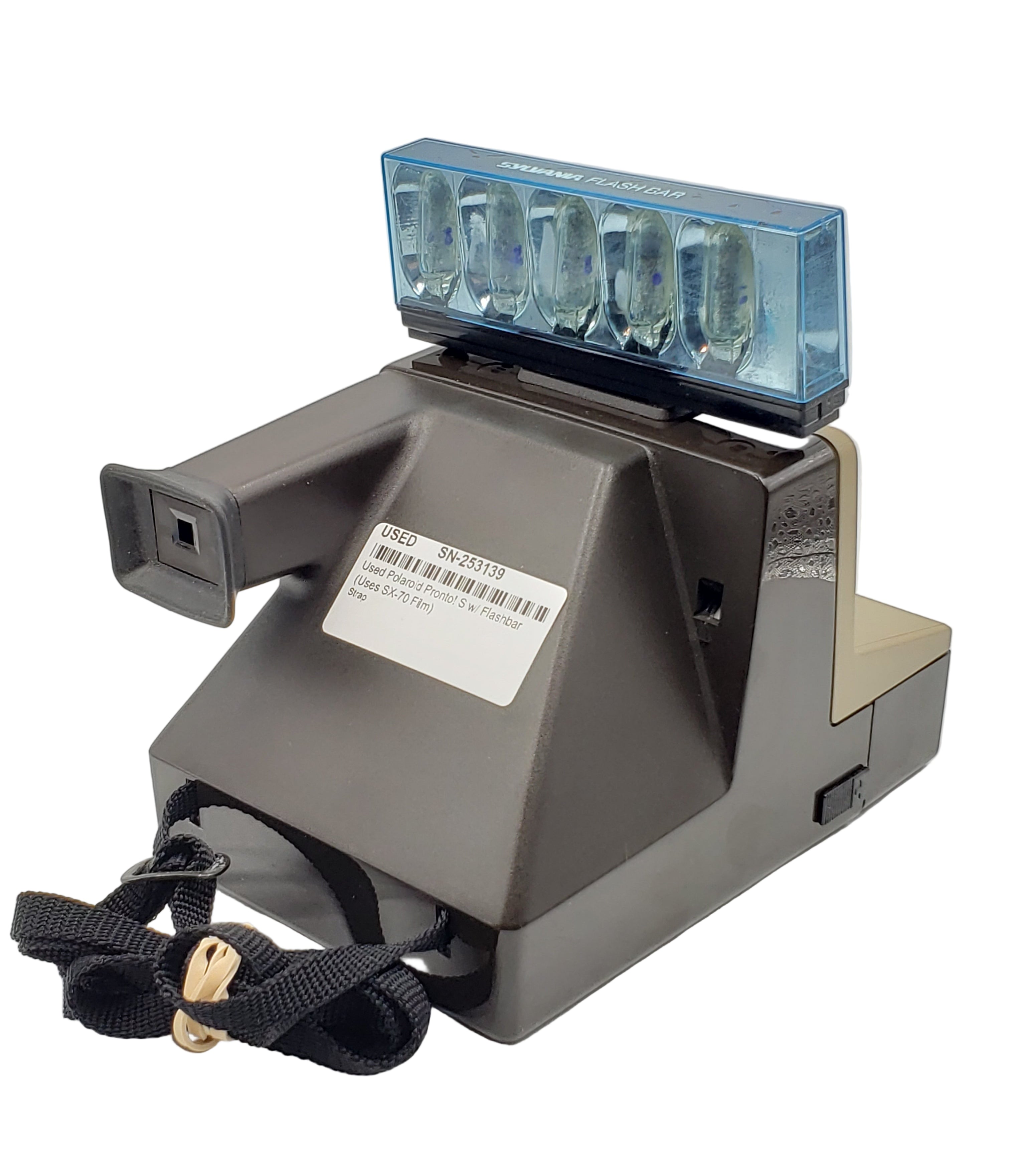 Used Polaroid Pronto! S w/ Flashbar (Uses SX-70 Film)