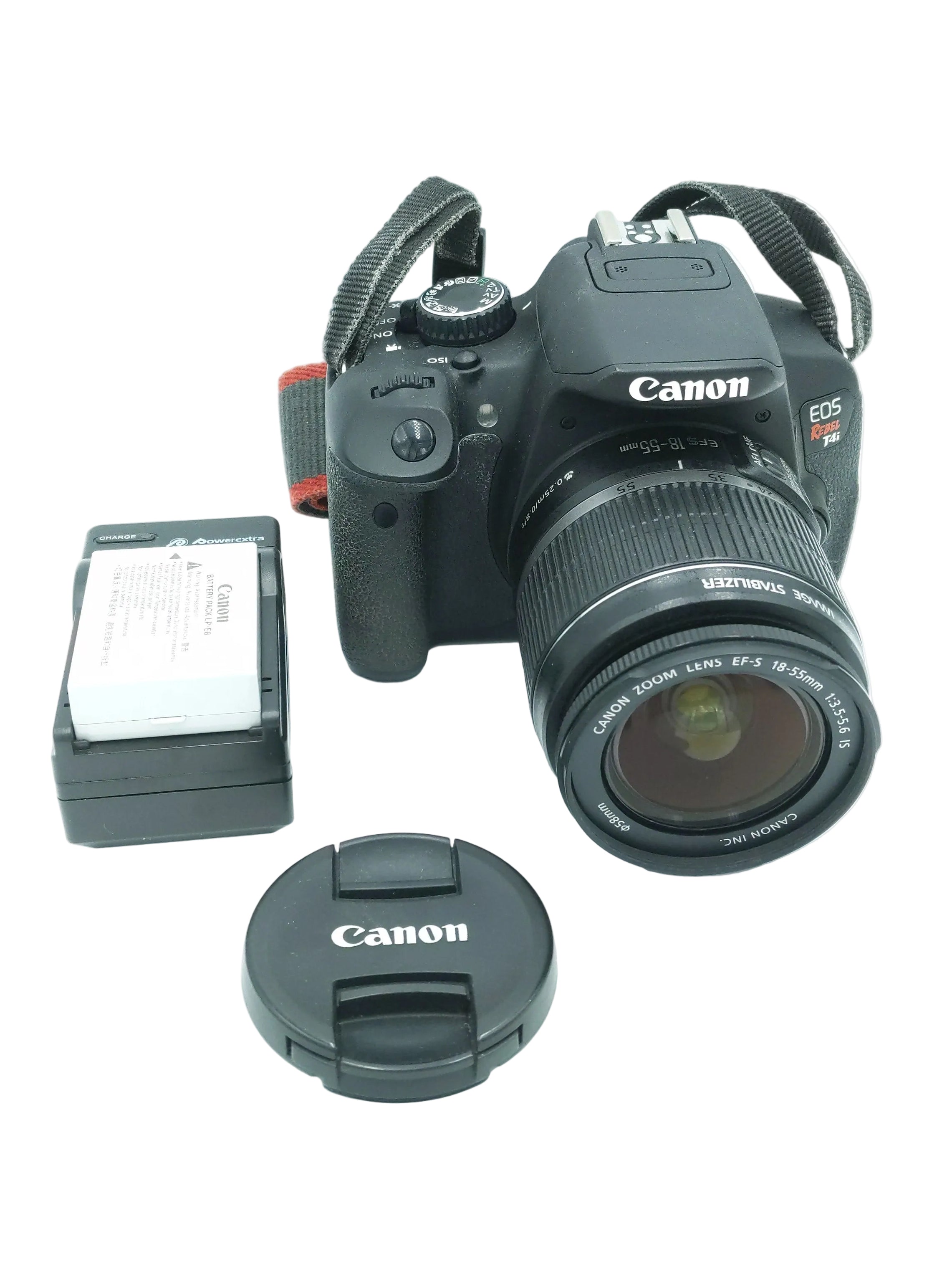 Used Canon EOS Rebel T4i DSLR Camera W/ 18-55mm F3.5-5.6 Lens