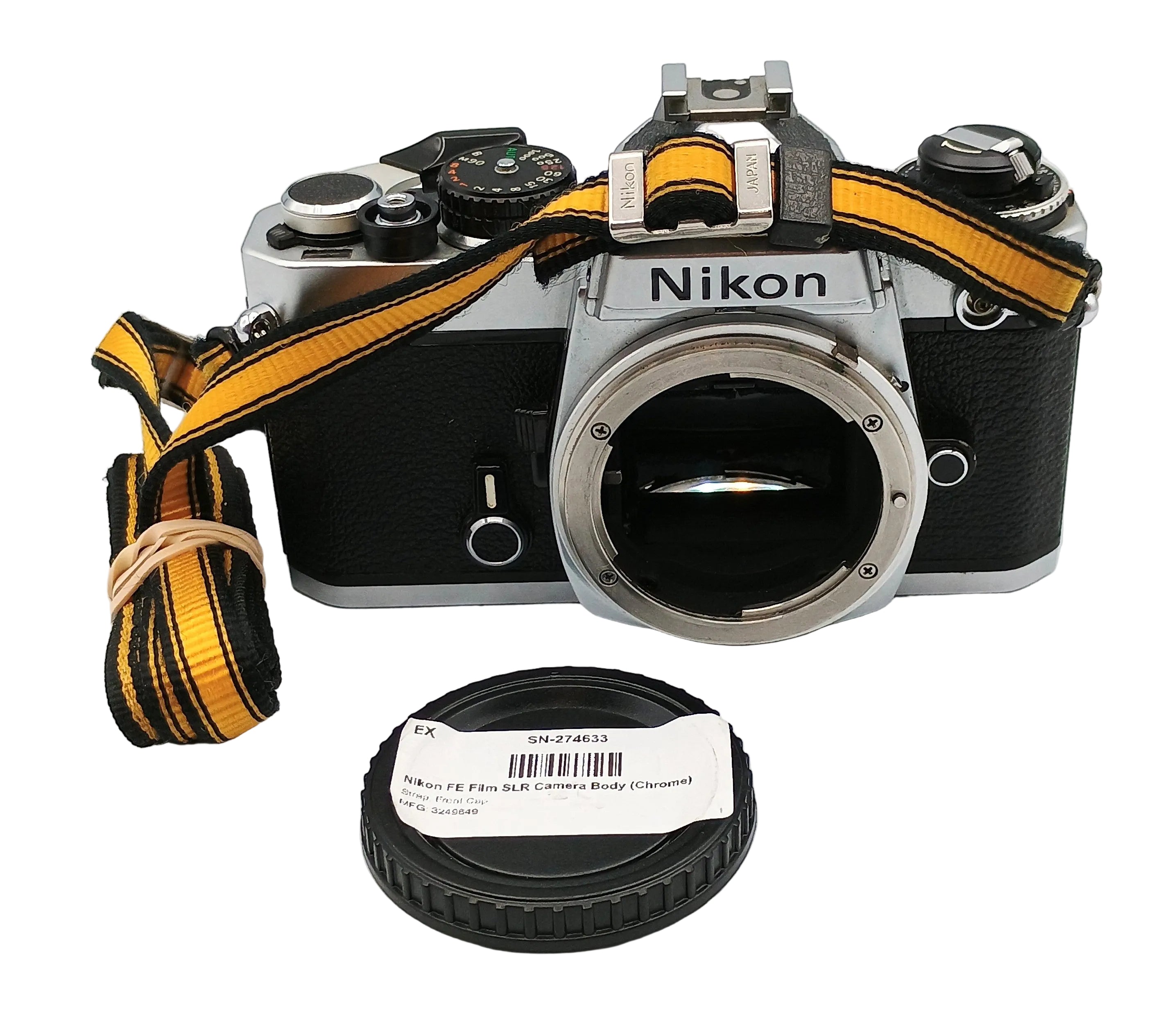 Nikon FE Film SLR Camera Body (Chrome)