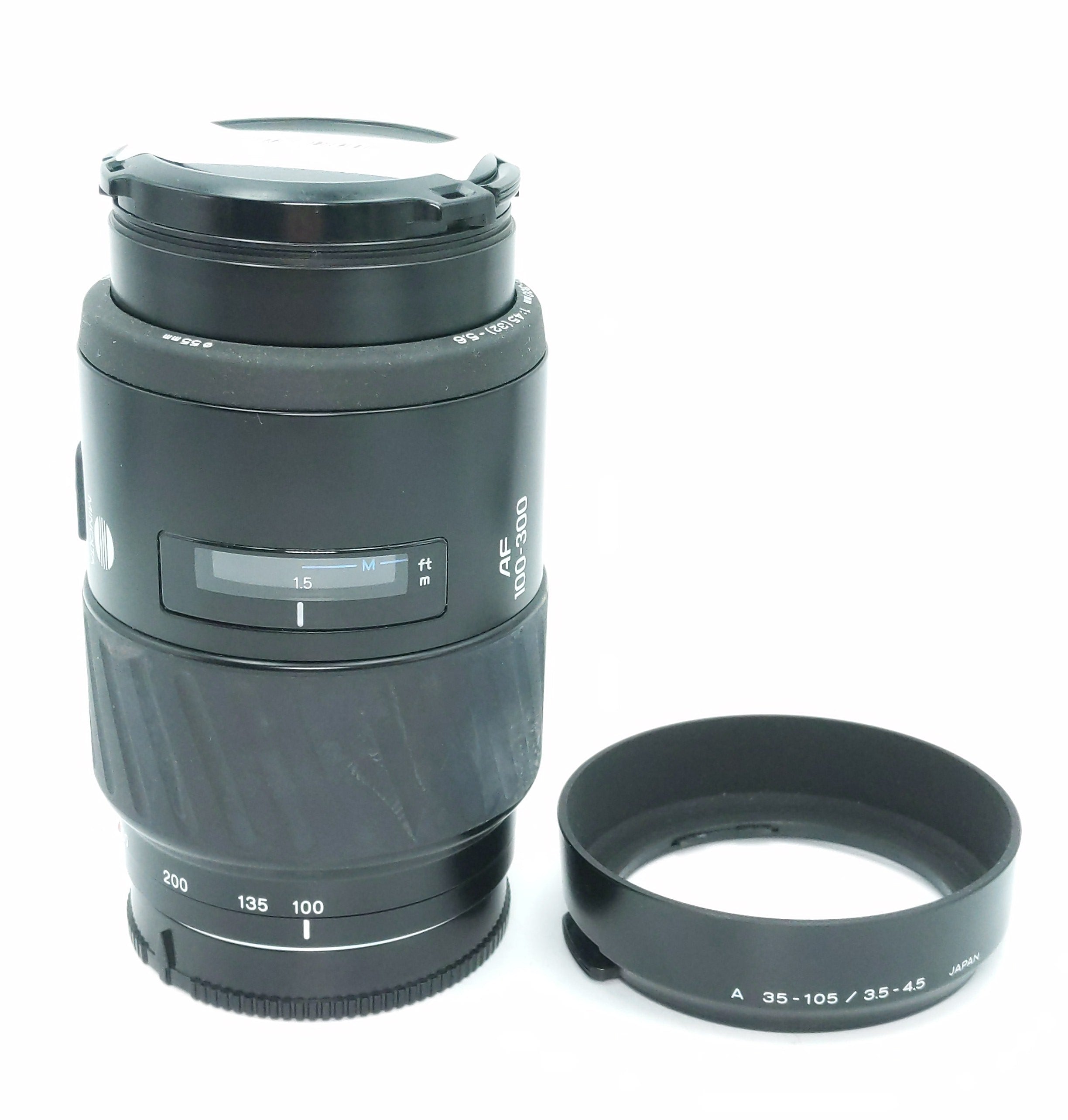 Used Minolta Maxxum 100-300mm F4.5-5.6 Lens