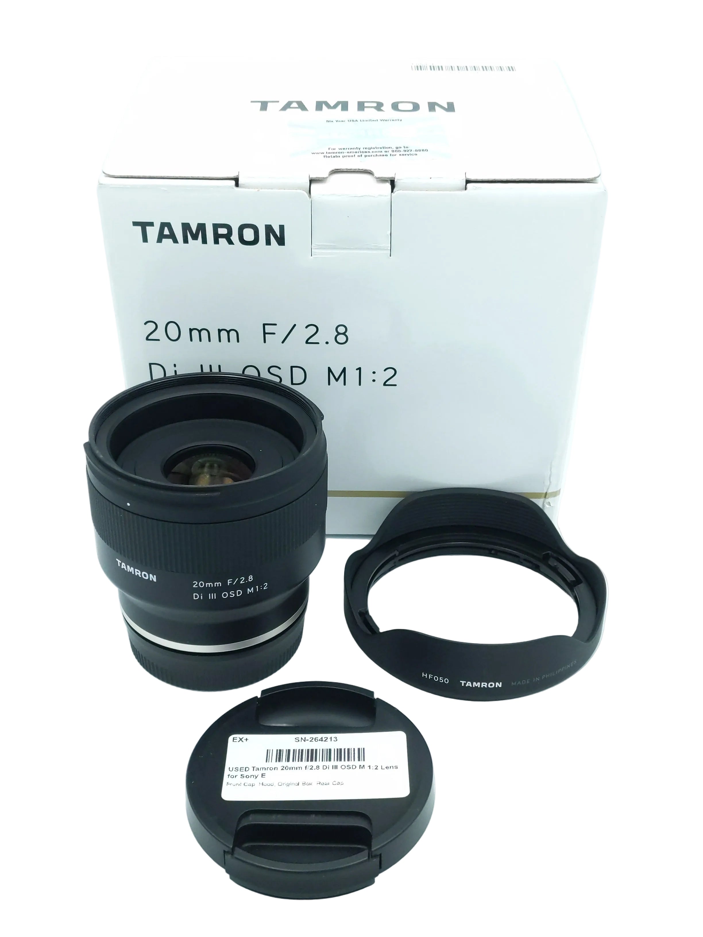 USED Tamron 20mm f/2.8 Di III OSD M 1:2 Lens for Sony E