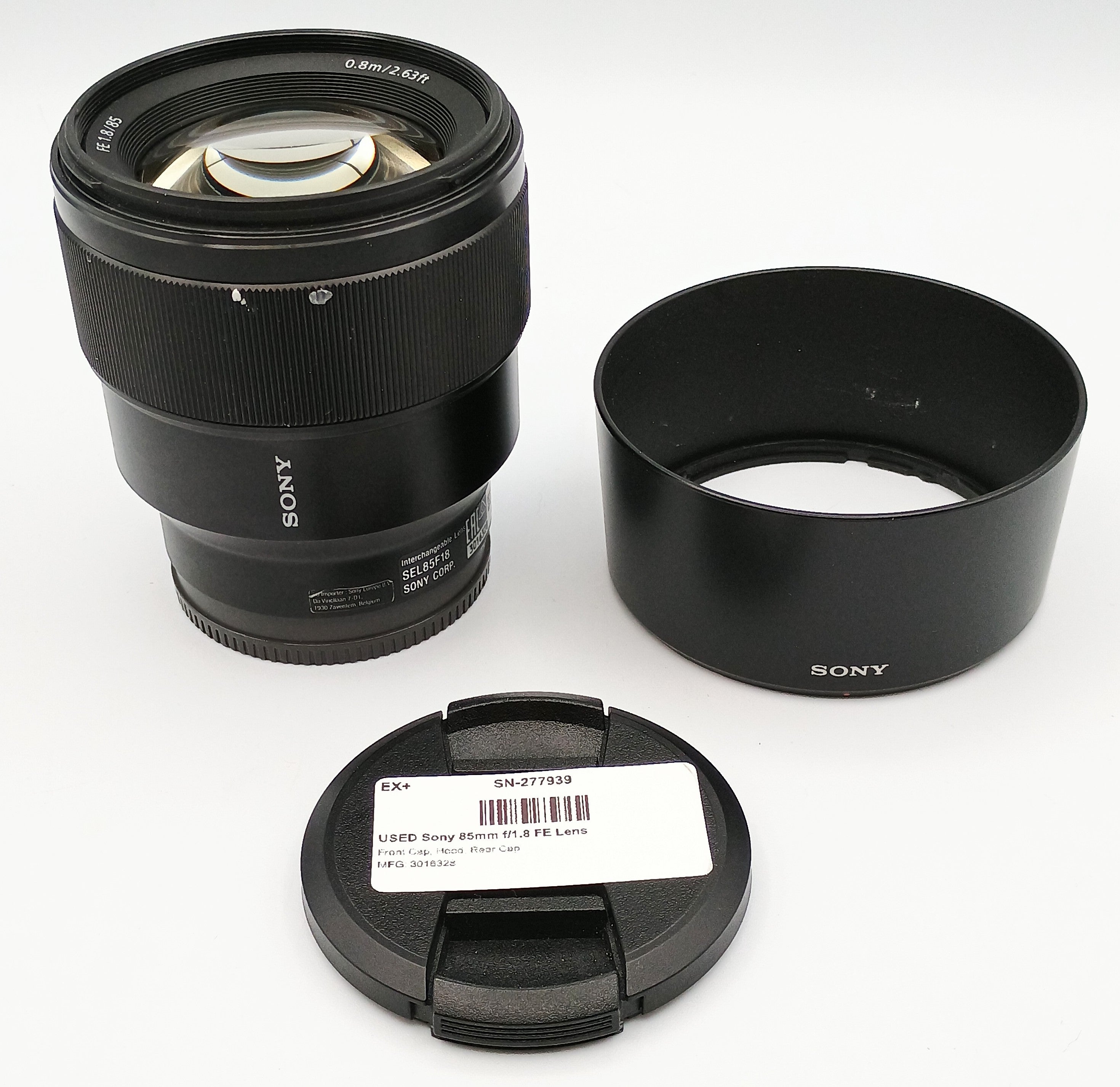 USED Sony 85mm f/1.8 FE Lens