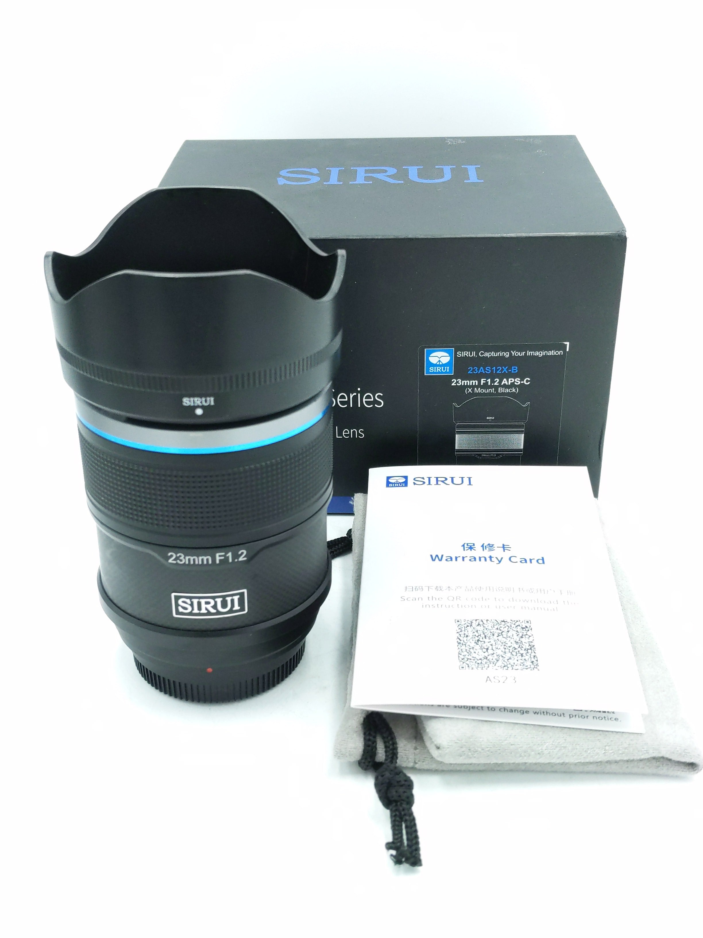 Used Sirui Sniper 23mm F1.2 Autofocus Lens (Fuji X Mount Black)