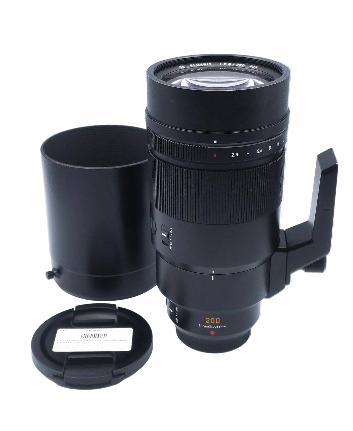 USED Panasonic 200mm f/2.8 Leica DG Elmarit POWER O.I.S. Lens